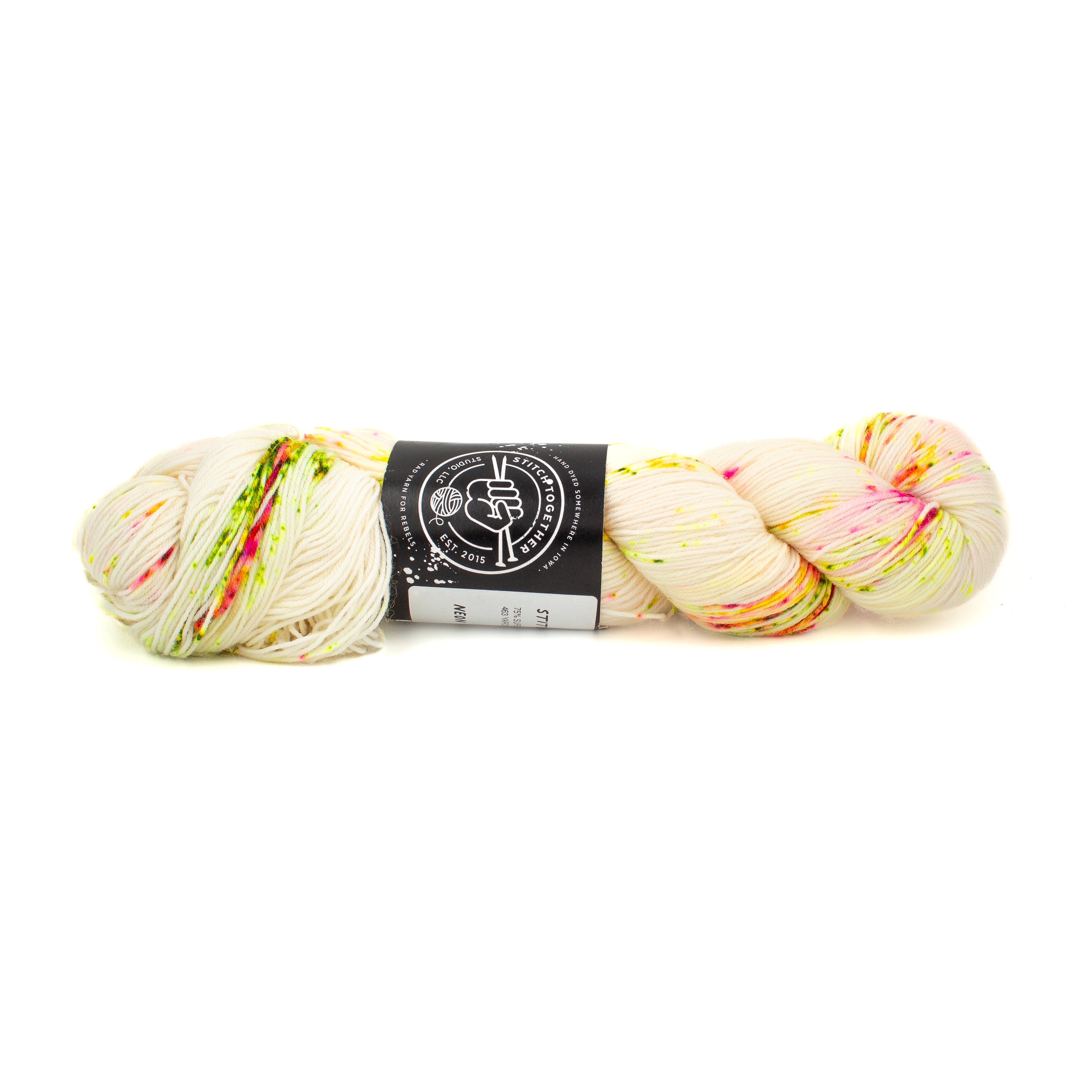 Stitch Together Studio Stitch Smooth Sock in Neon Smash