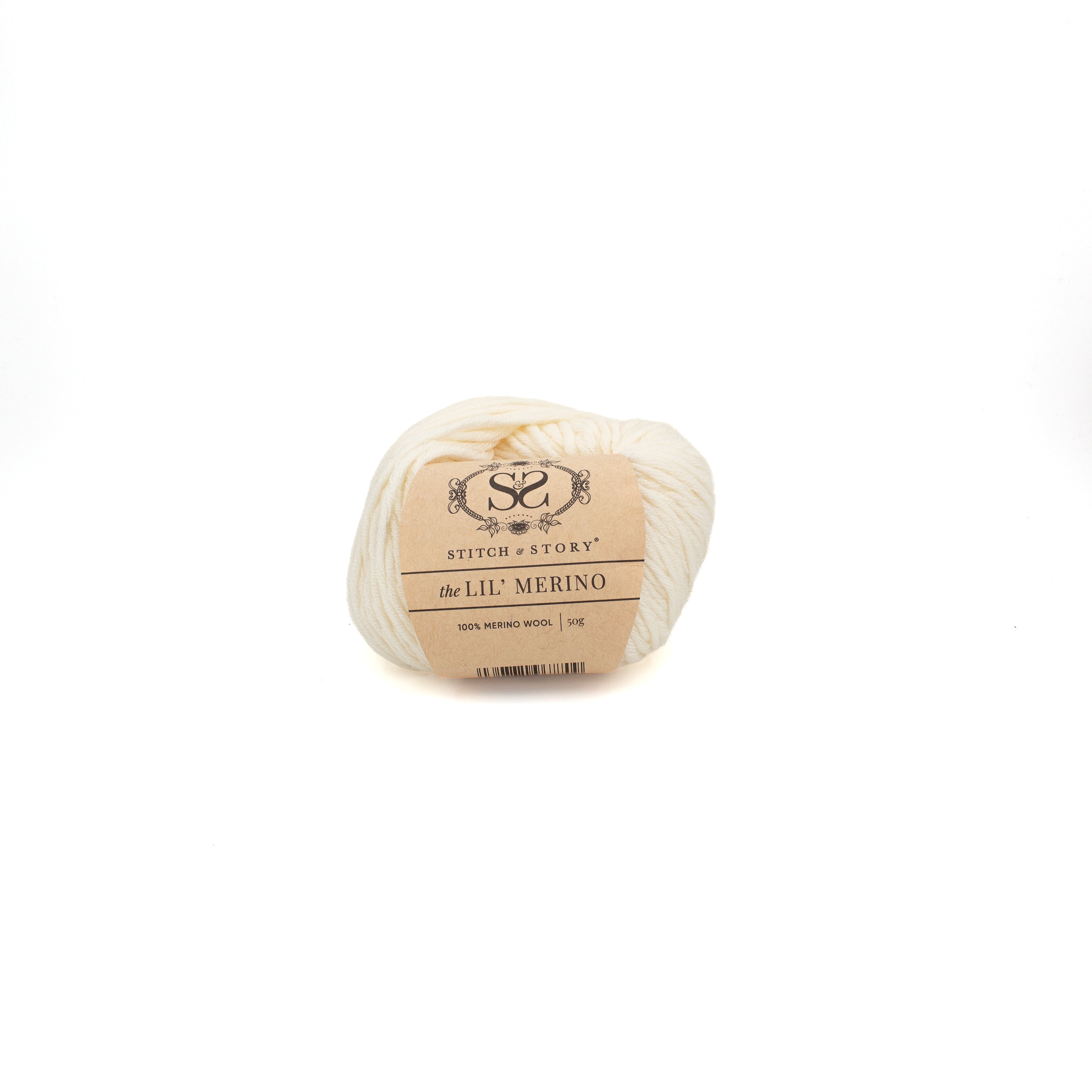Stitch & Story The Lil Merino in Natural White