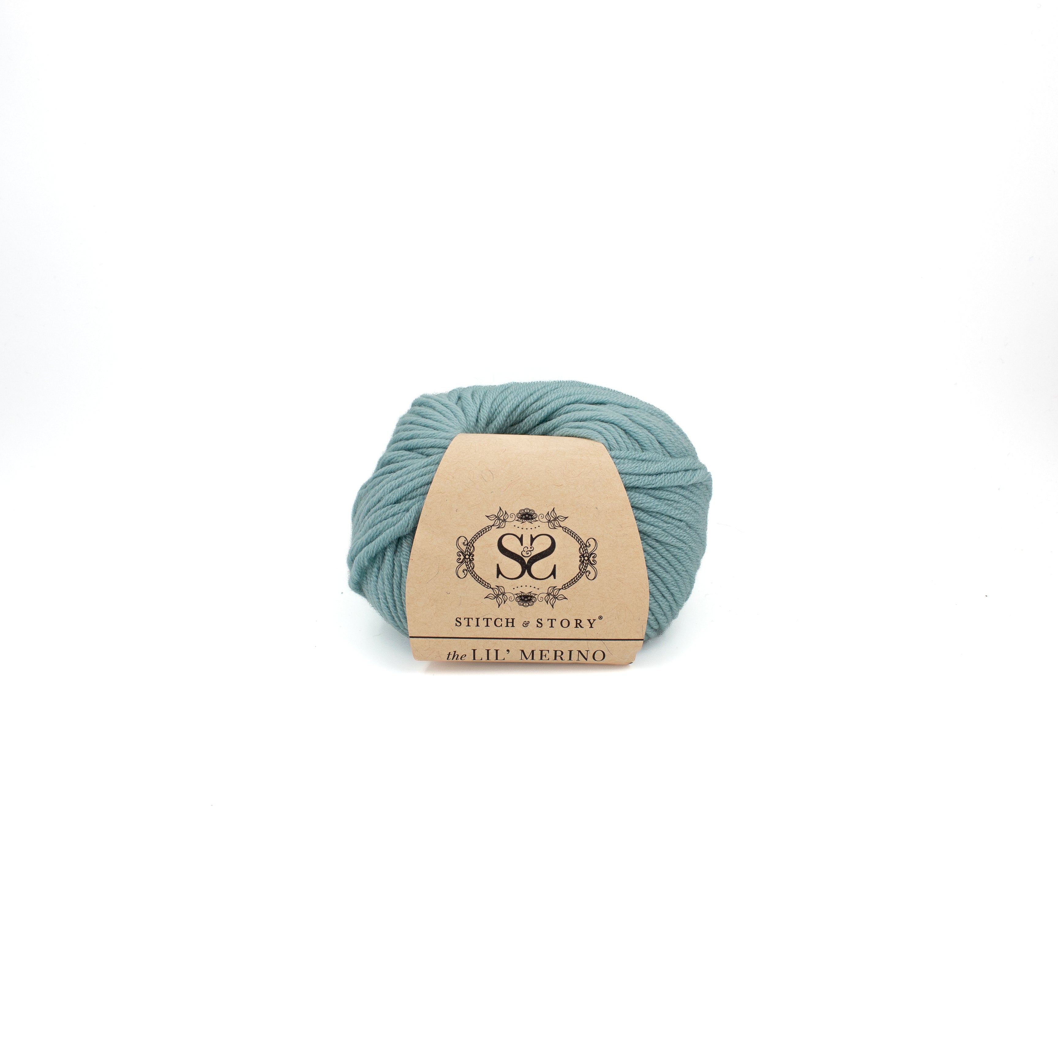Stitch & Story The Lil Merino in Soft Teal