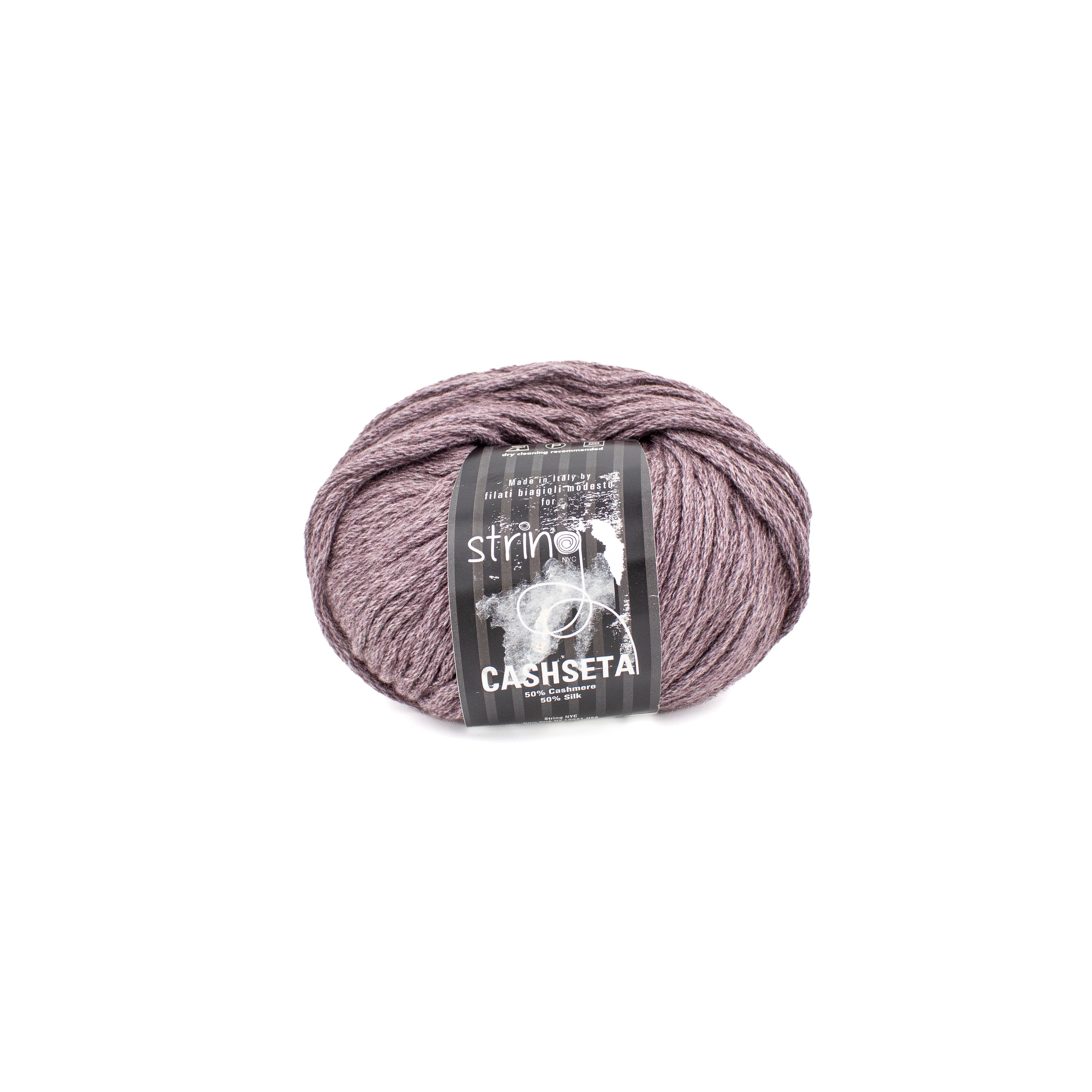String Cashseta in Grey Purple