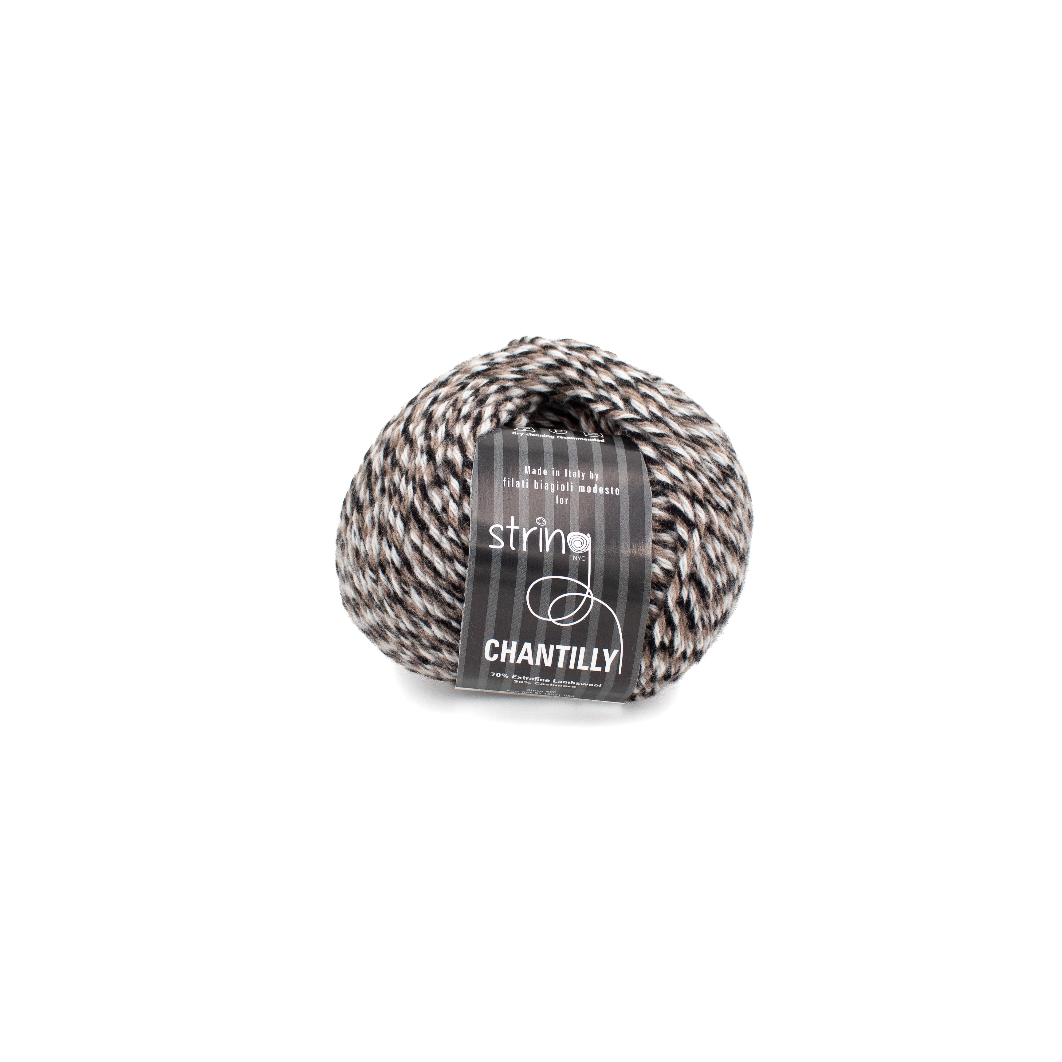 String Chantilly in Grey + Black