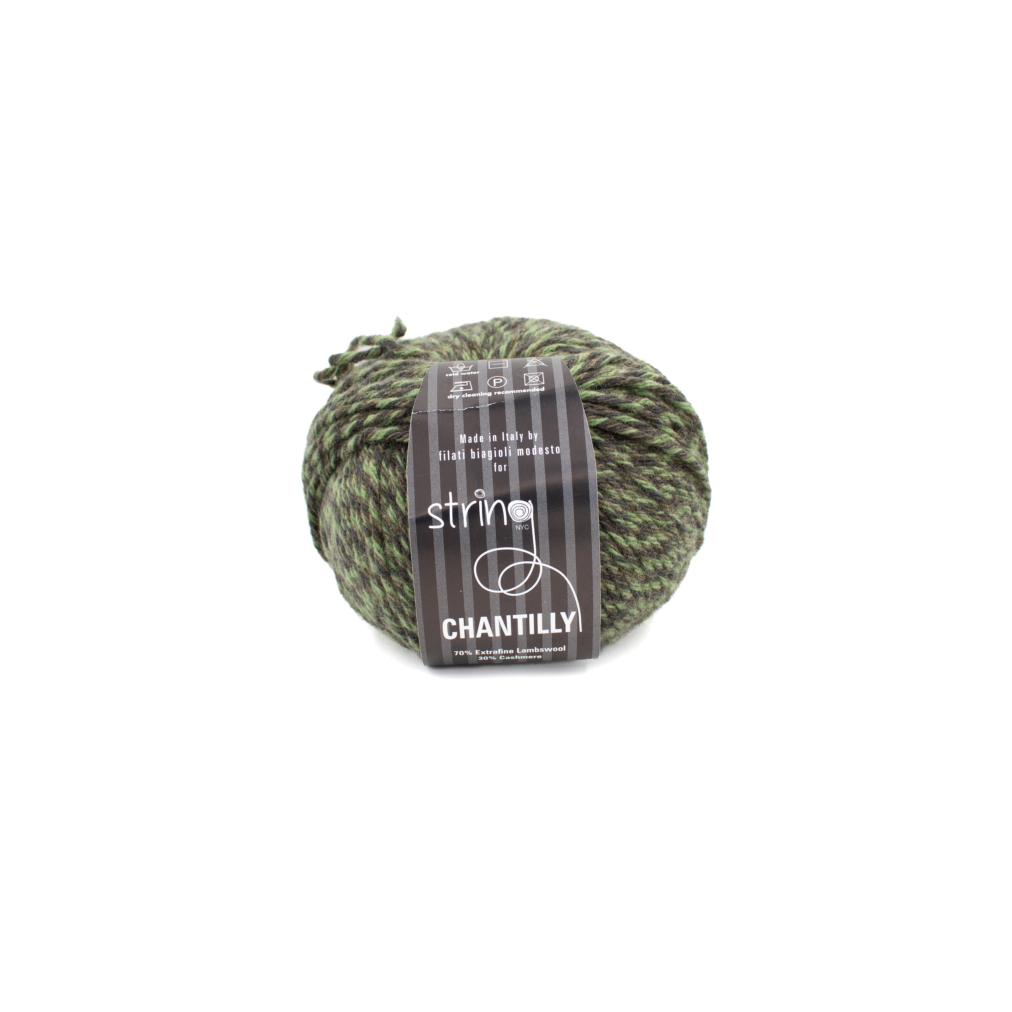 String Chantilly in Olive + Black