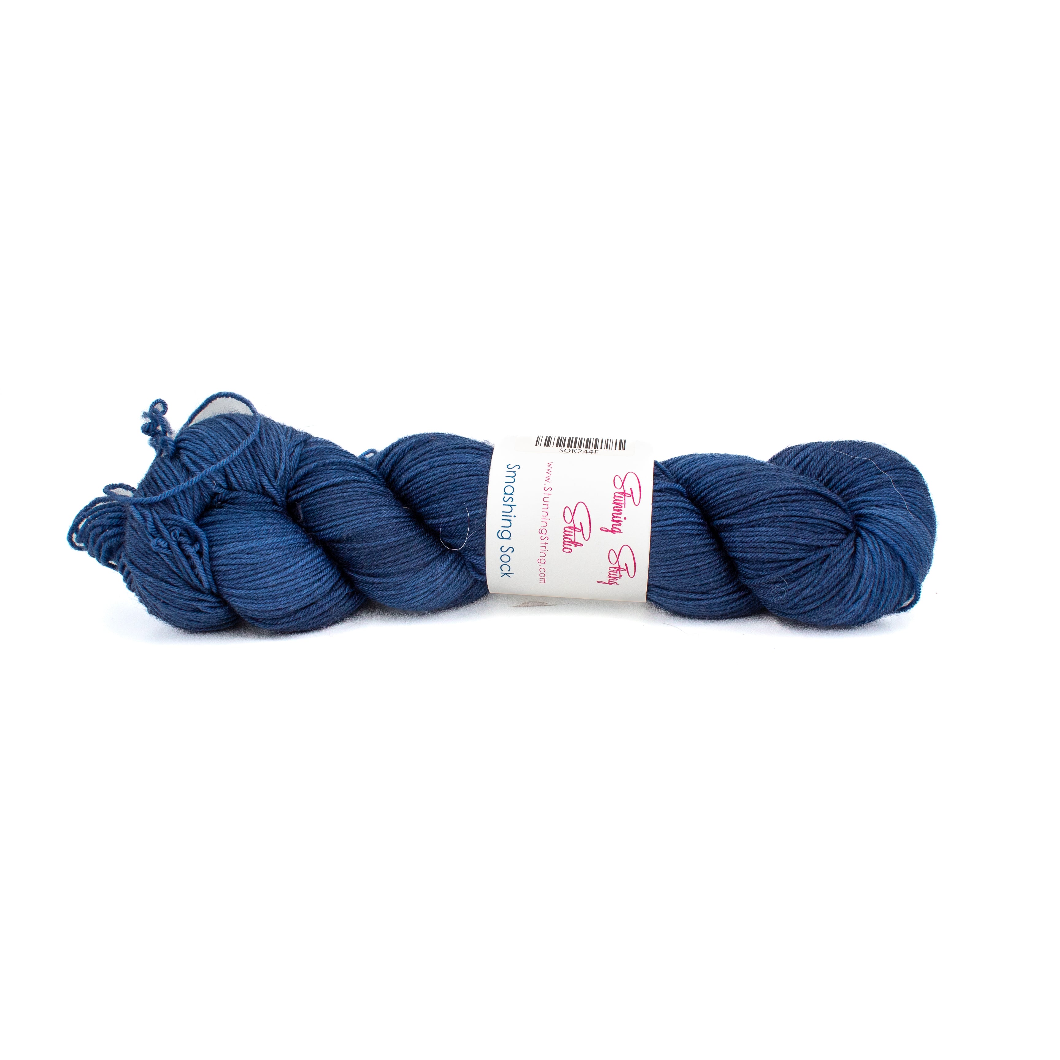 Stunning String Studio Smashing Sock in Harbor Blue
