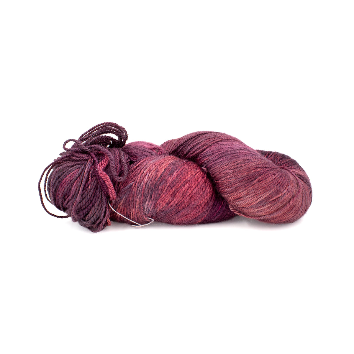 Sundara Yarn Fingering Silk Merino in Purple Red Multi