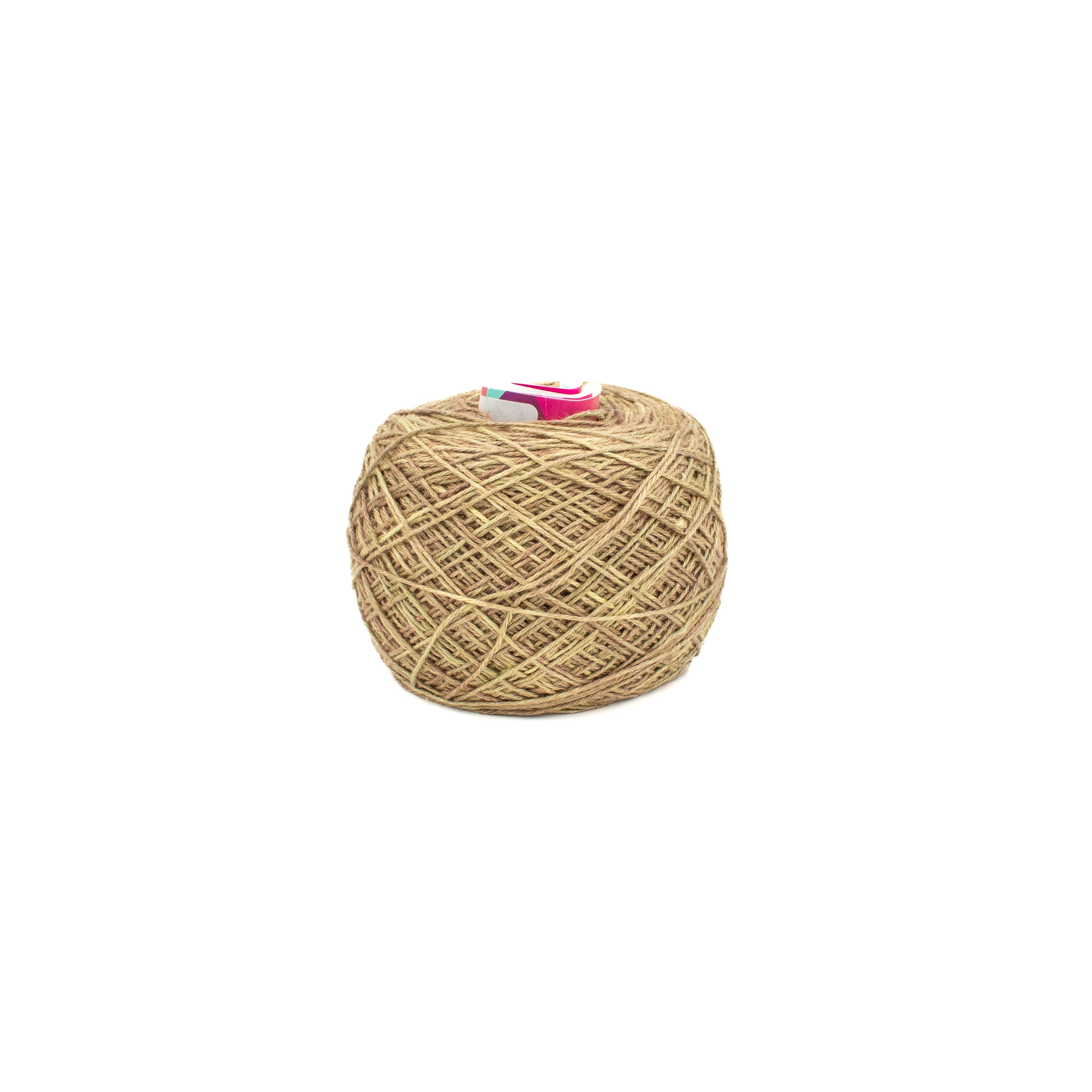 SweetGeorgia Flaxen Silk Fine in Boreal Forest (CAKED)