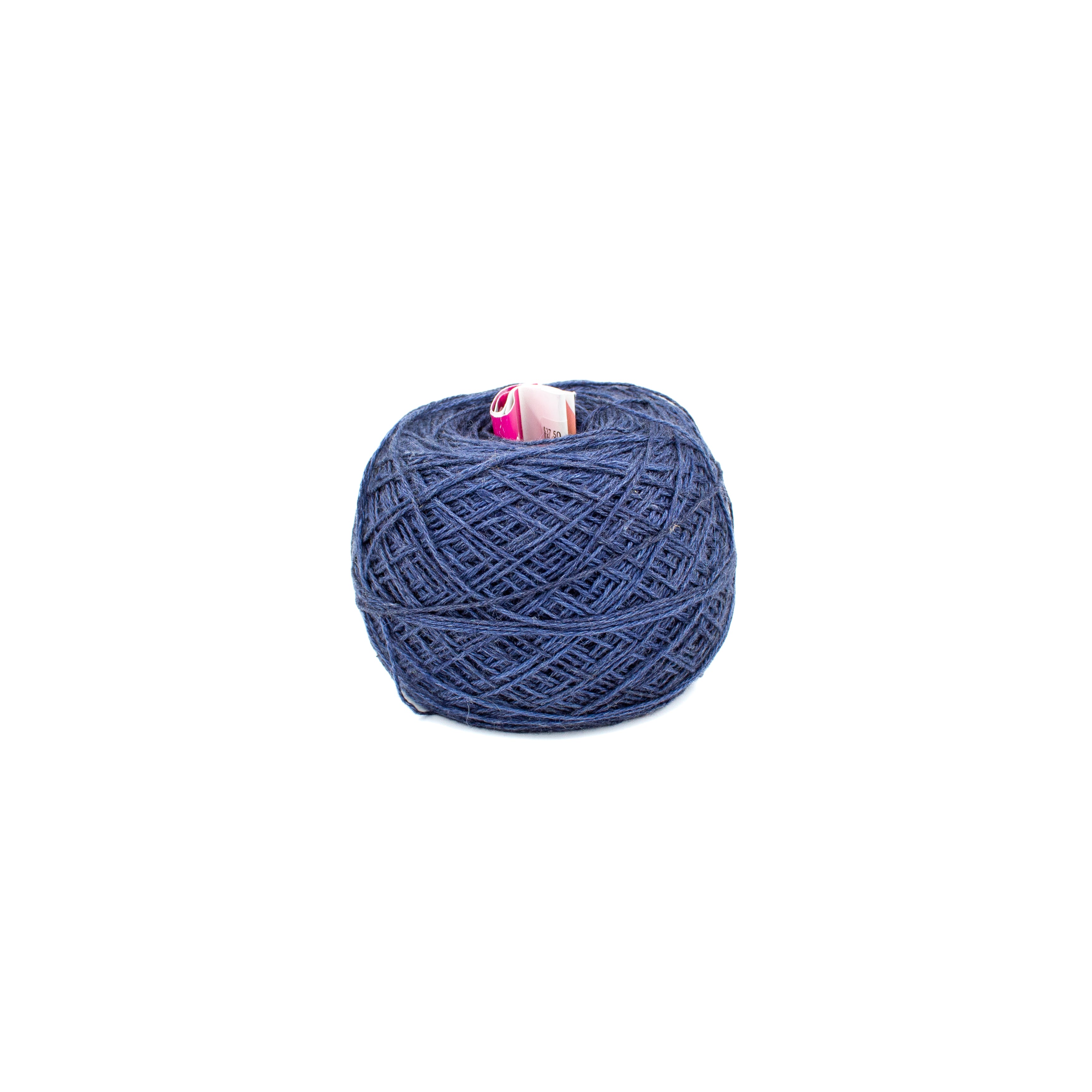 SweetGeorgia Flaxen Silk Fine in Marine (CAKED)
