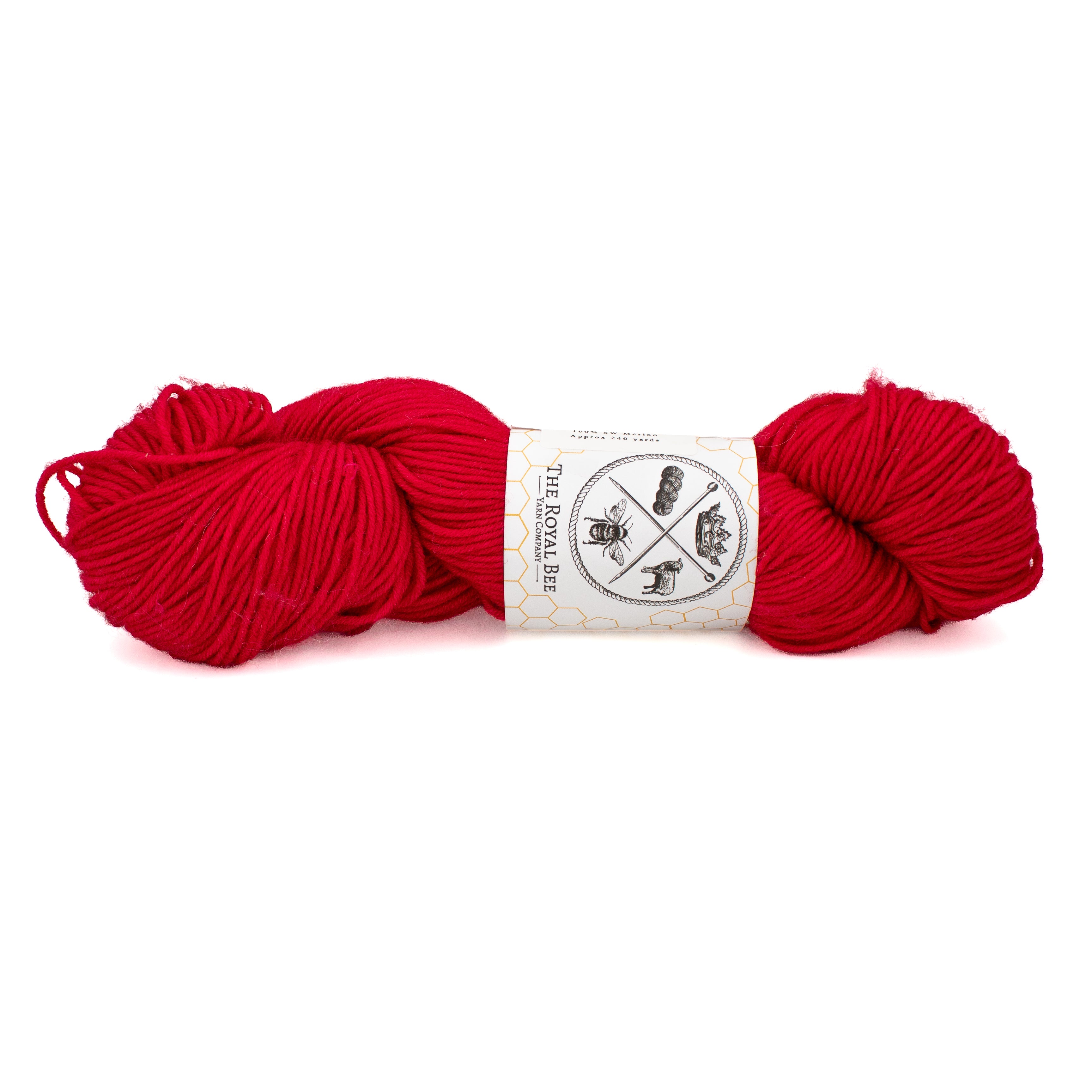 The Royal Bee Company DK in Flock Red