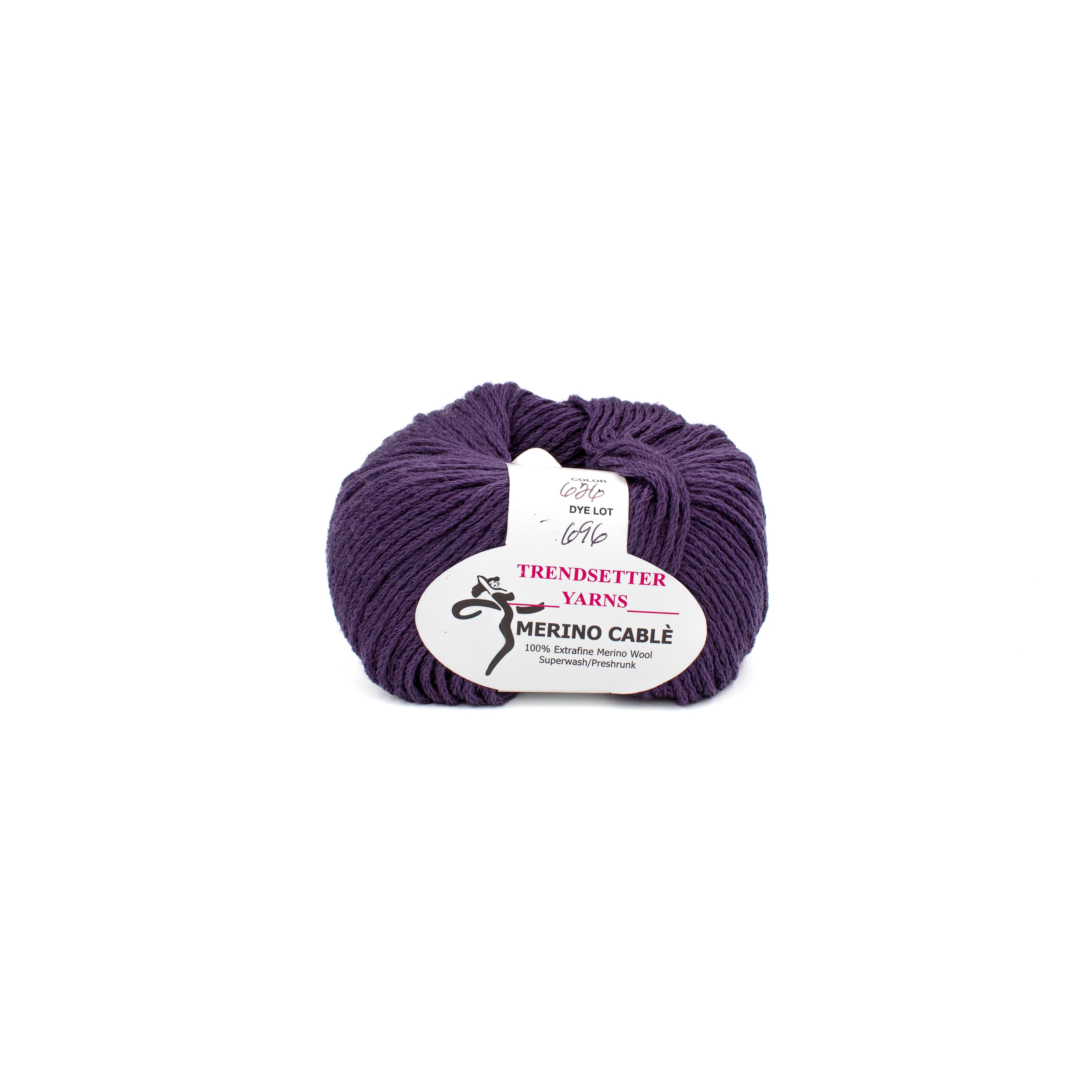 Trendsetter Yarns Merino Cablé in Plum