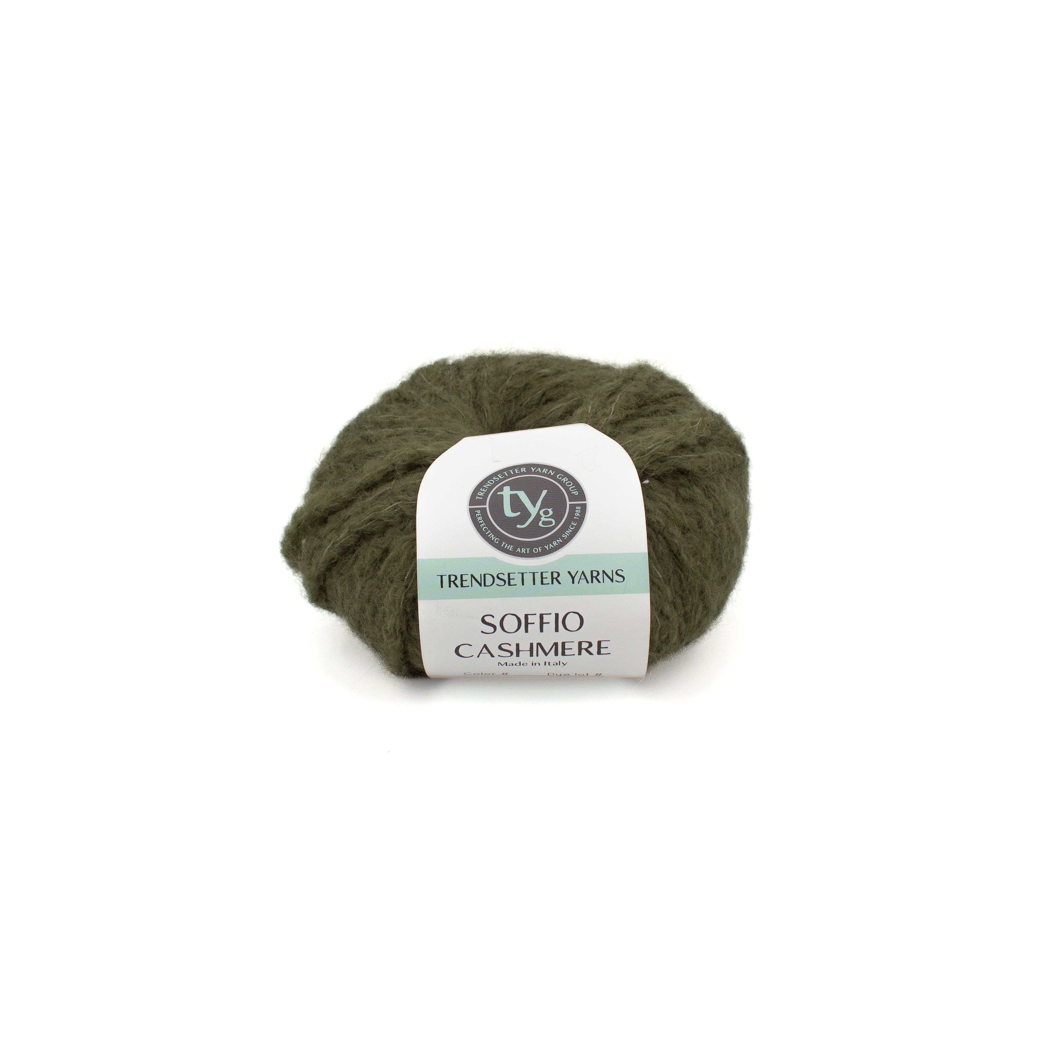 Trendsetter Yarns Soffio Cashmere in Artichoke