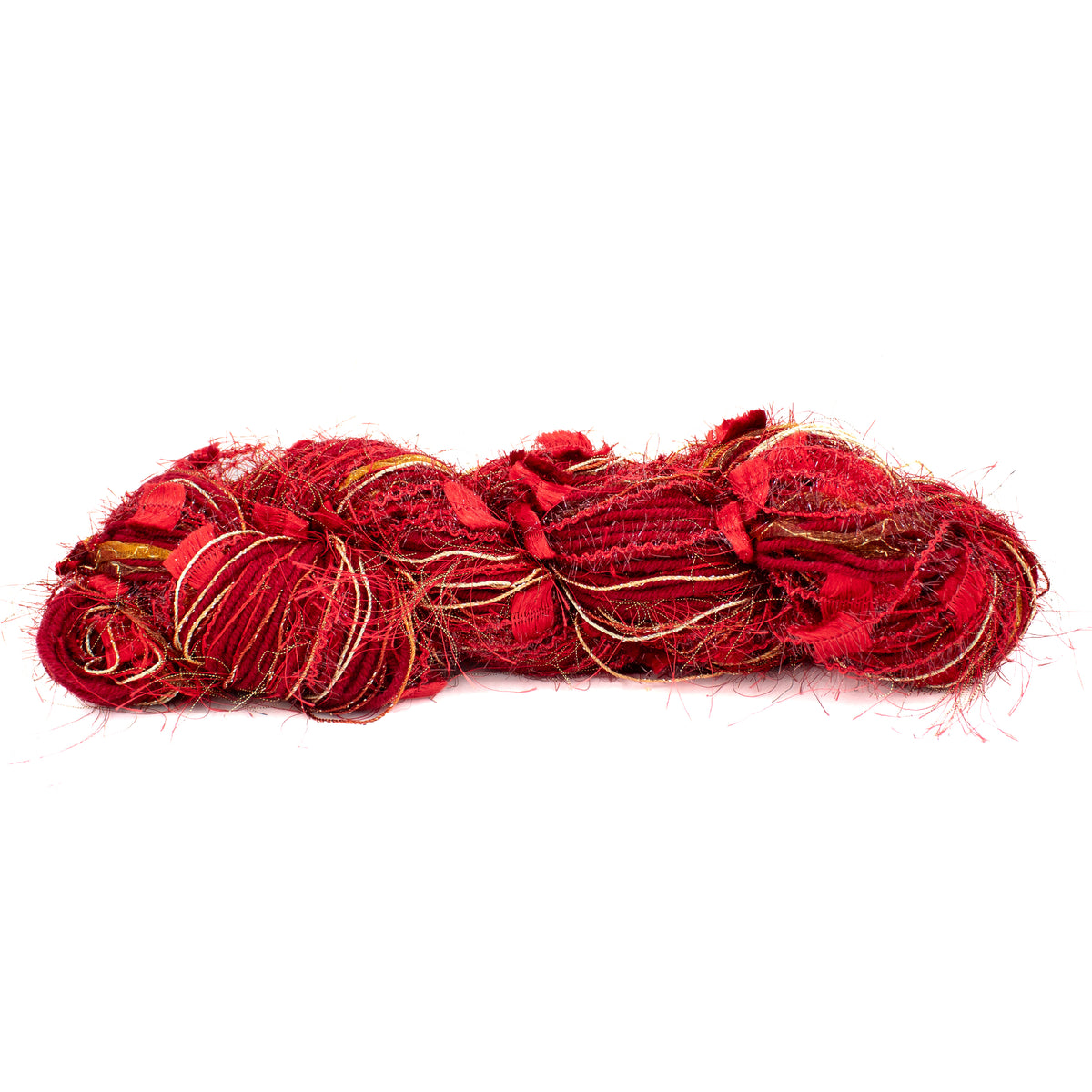 Unknown Red & Gold Art Yarn