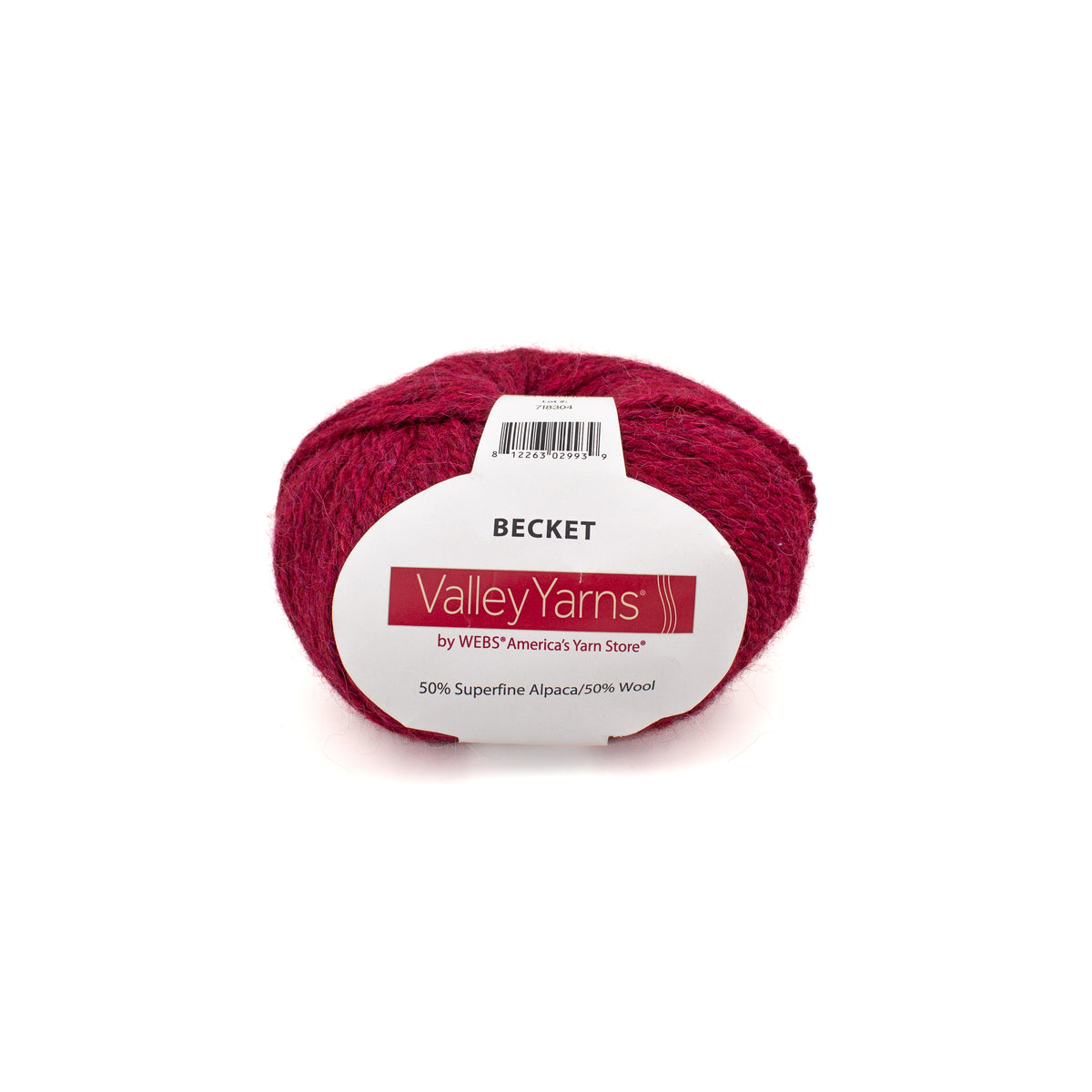 Valley Yarns Becket in Garnet