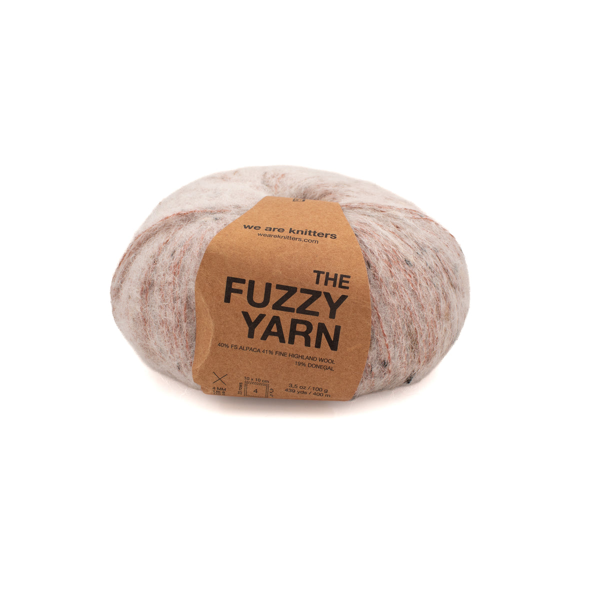 We Are Knitters The Fuzzy Yarn in Marbled Pink