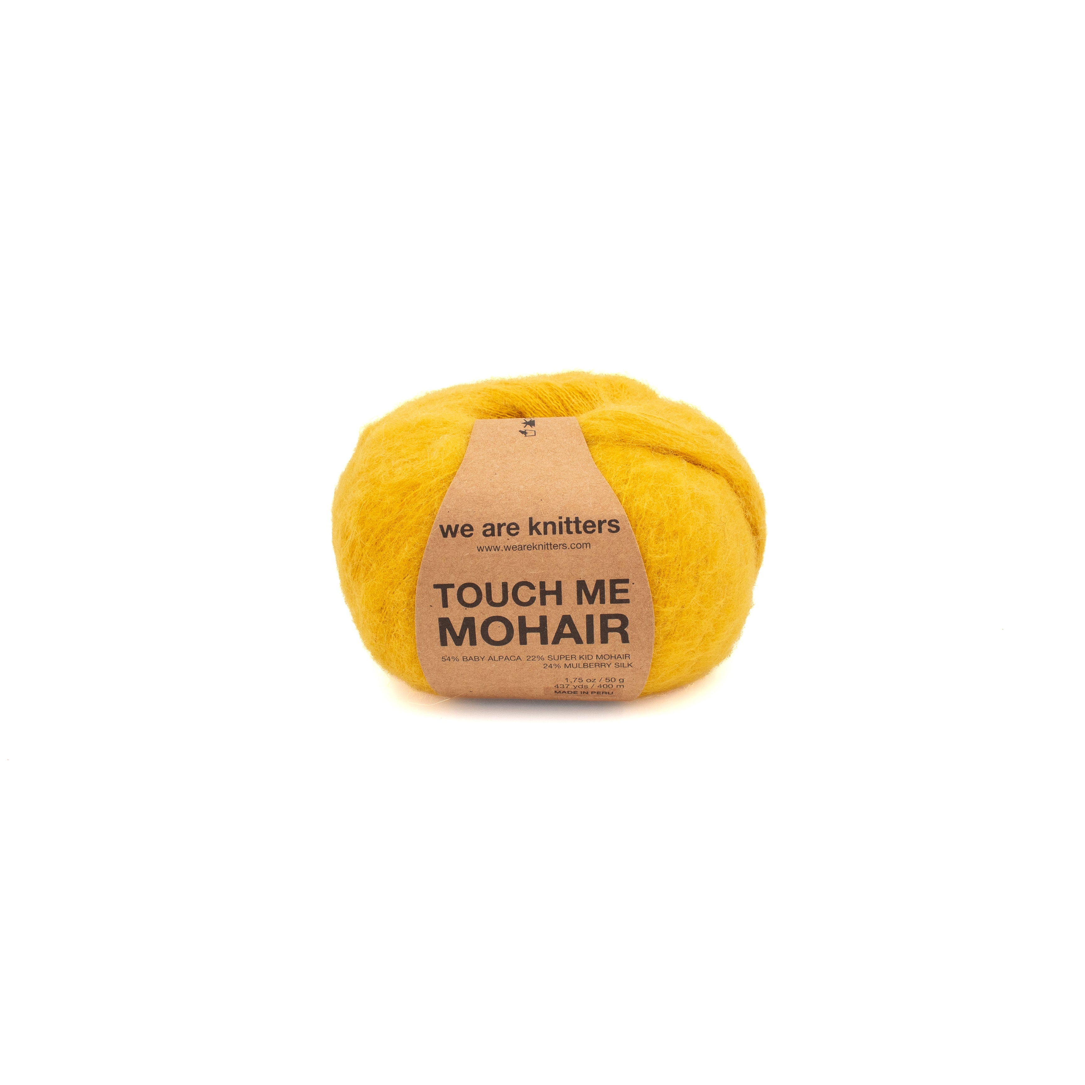We Are Knitters Touch Me Mohair in Mostaza