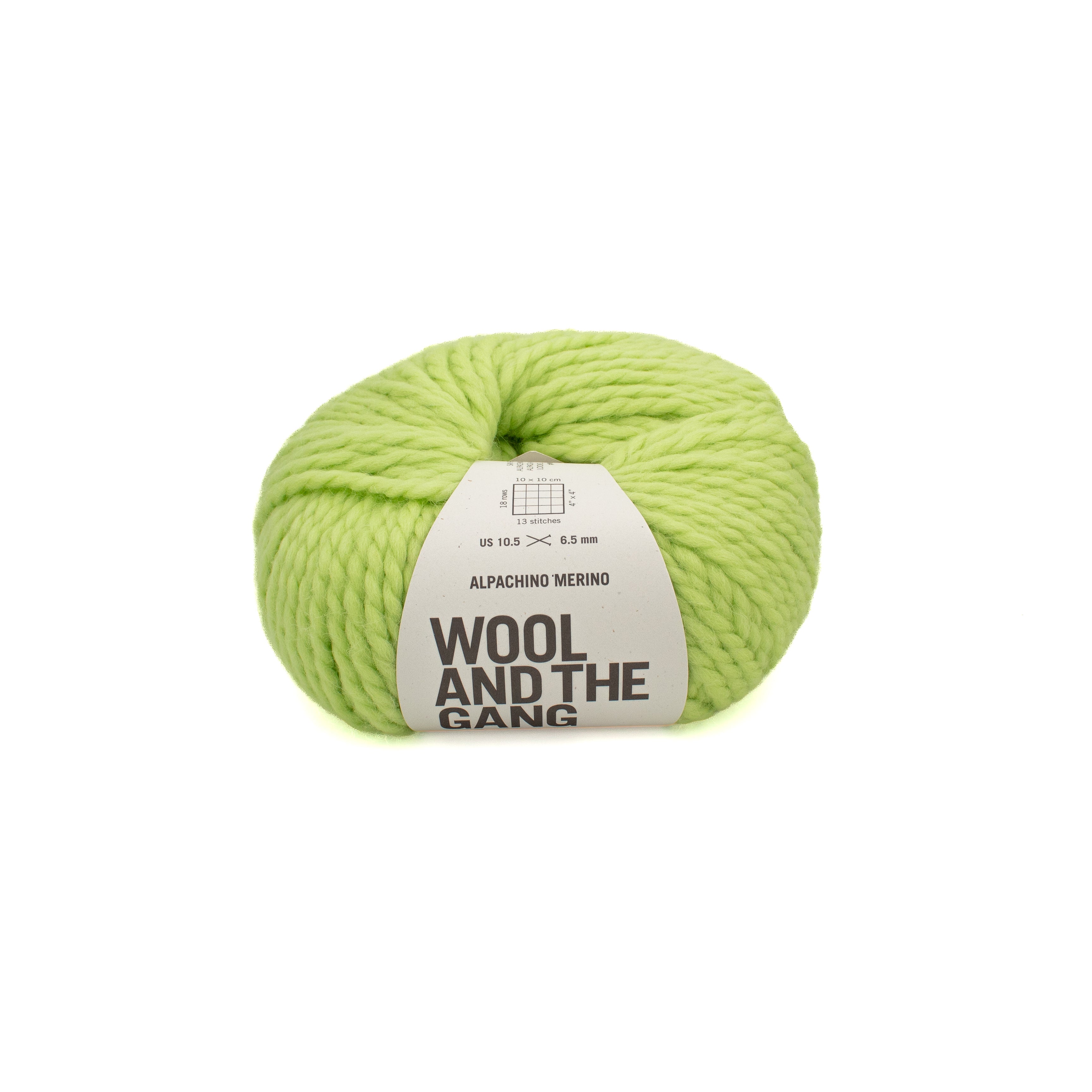 Wool and the Gang Alpachino Merino in Lime Sorbet
