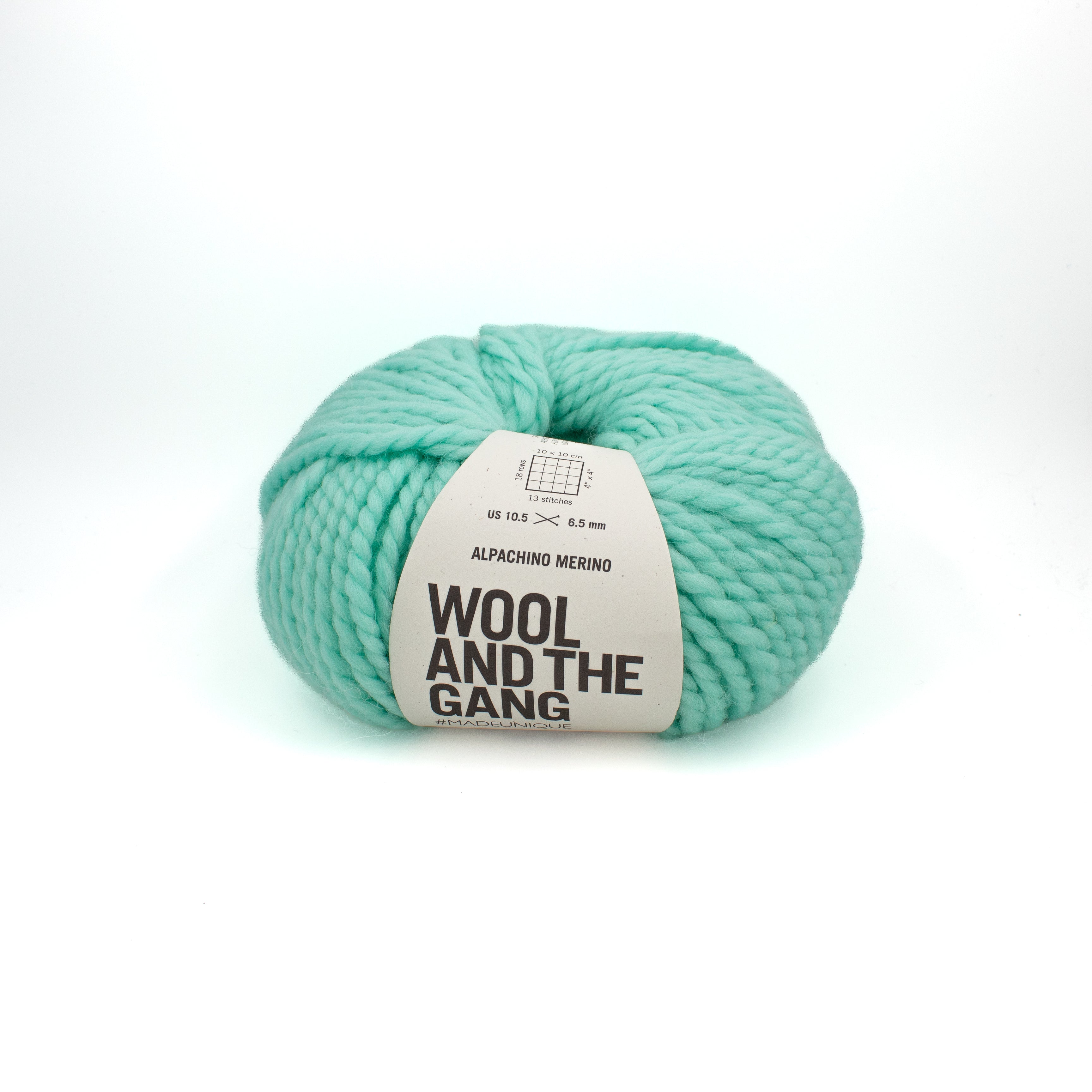 Wool and the Gang Alpachino Merino in Magic Mint