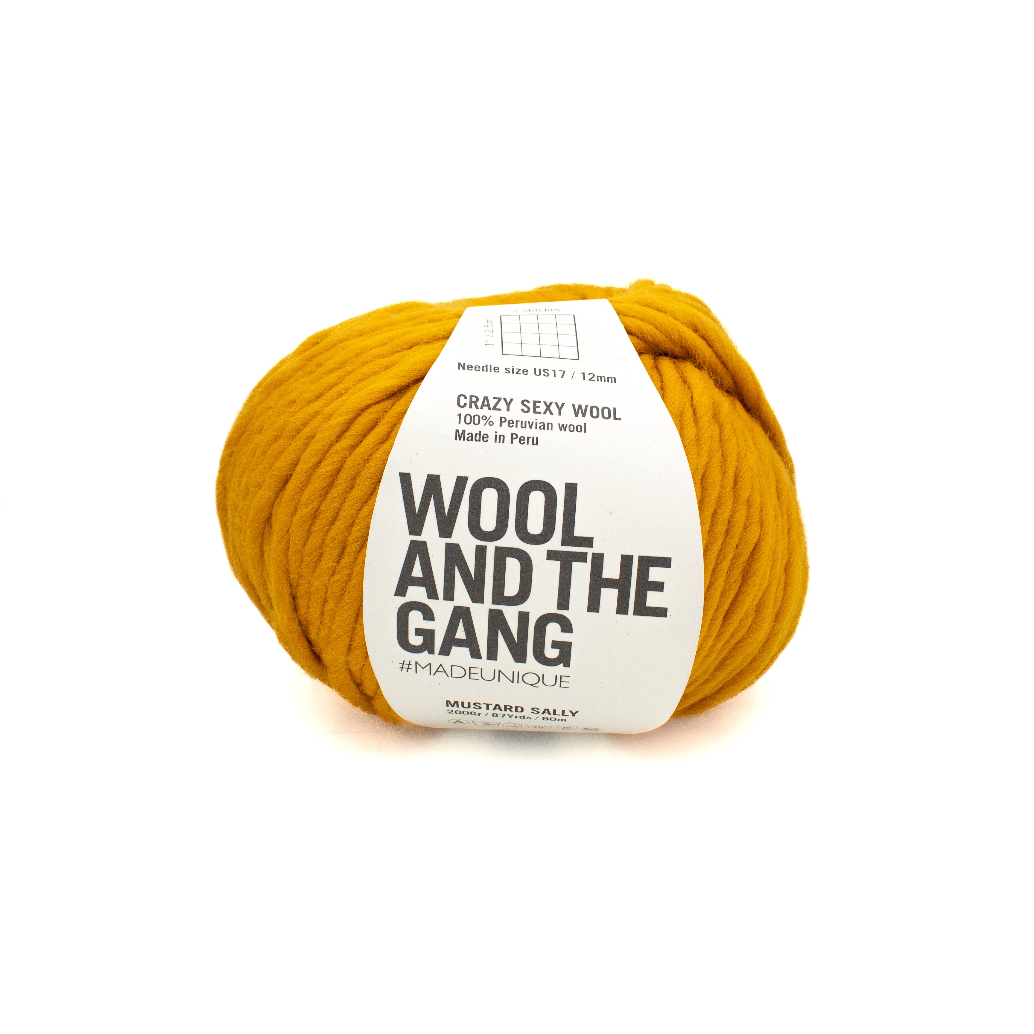 Wool and the Gang Crazy Sexy Wool in Mustard Sally