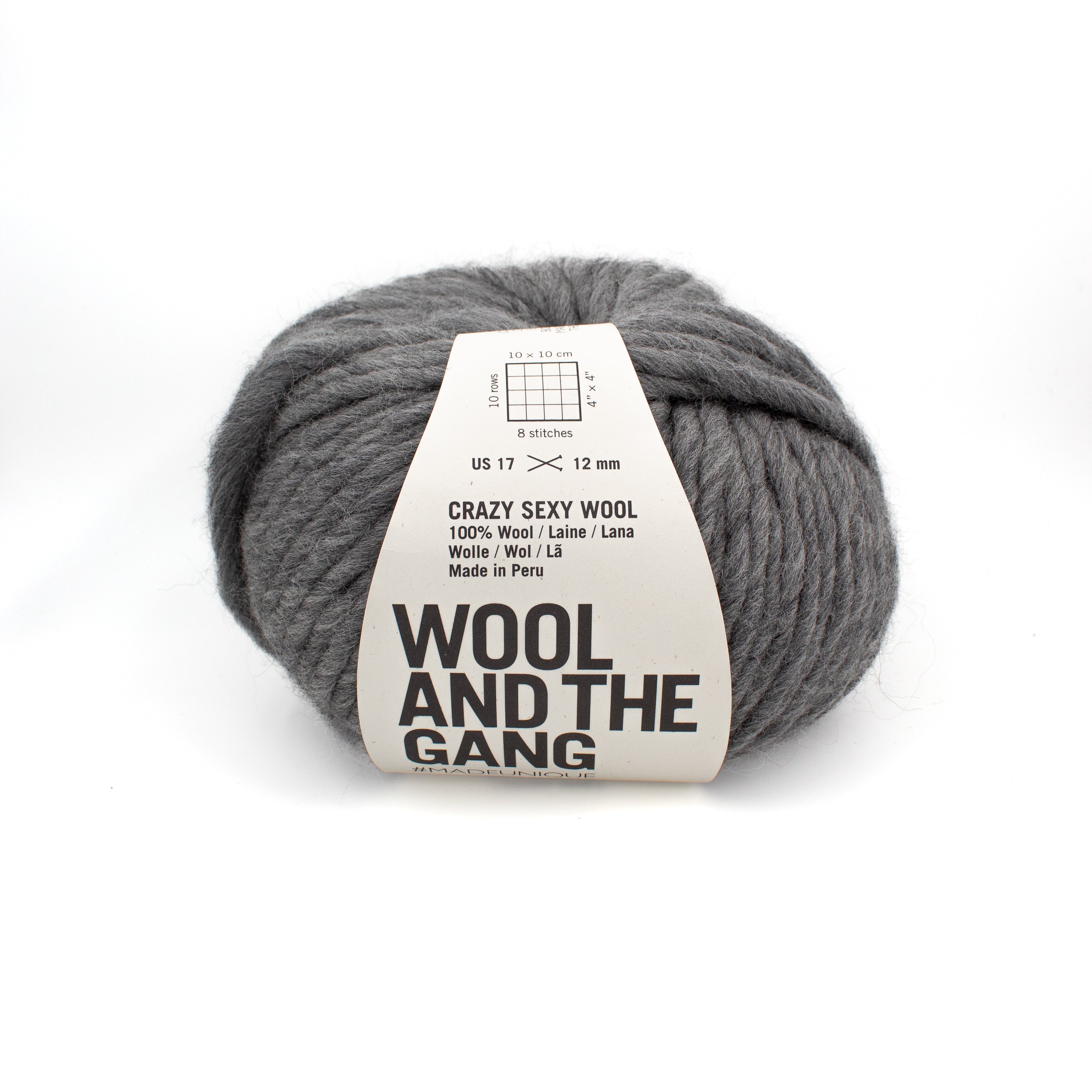 Wool and the Gang Crazy Sexy Wool in Tweed Grey