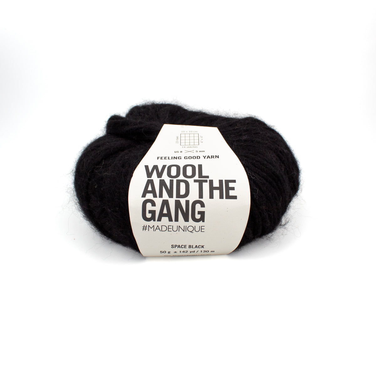 Wool and the Gang Feeling Good Yarn in Black