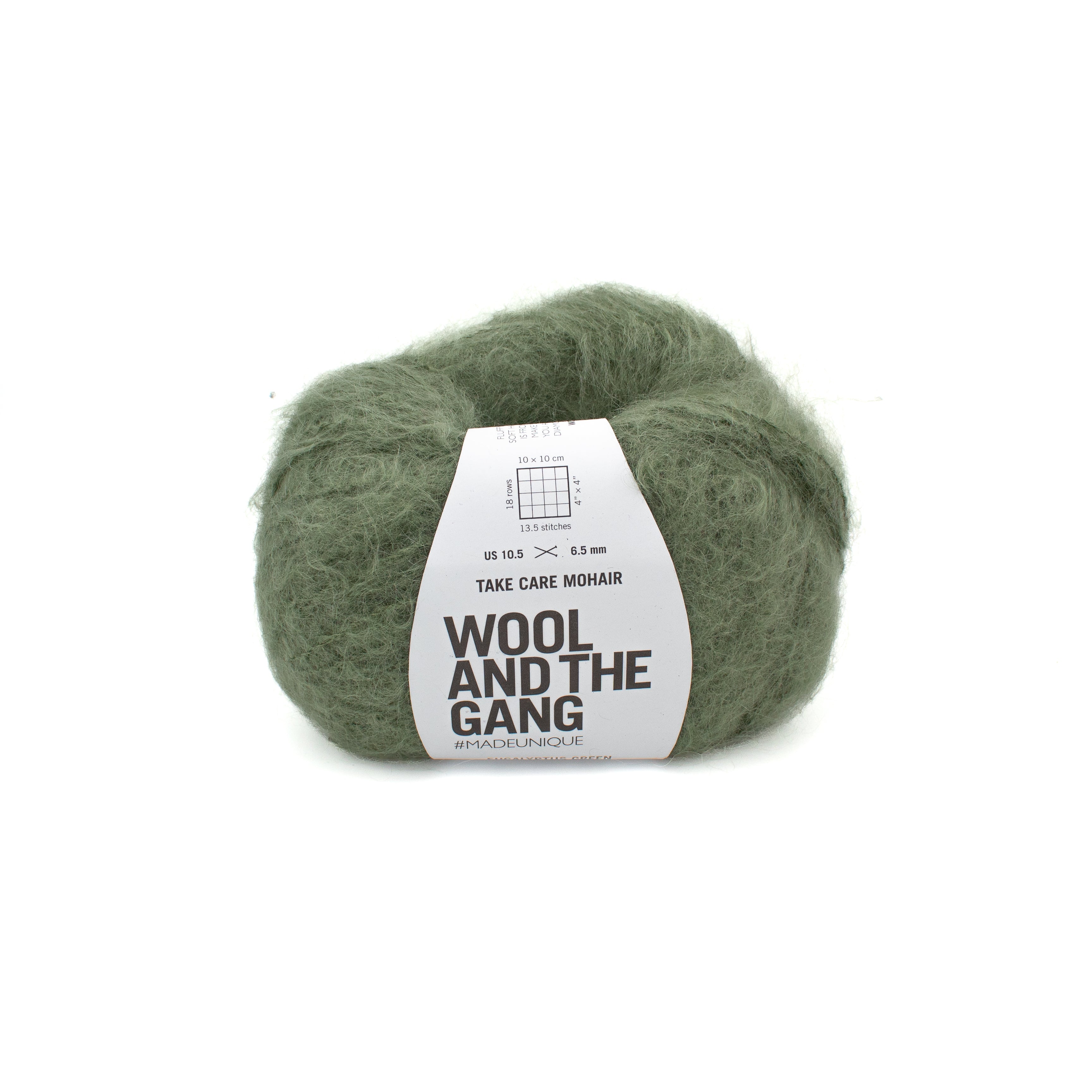 Wool and the Gang Take Care Mohiar in Eucalyptus Green