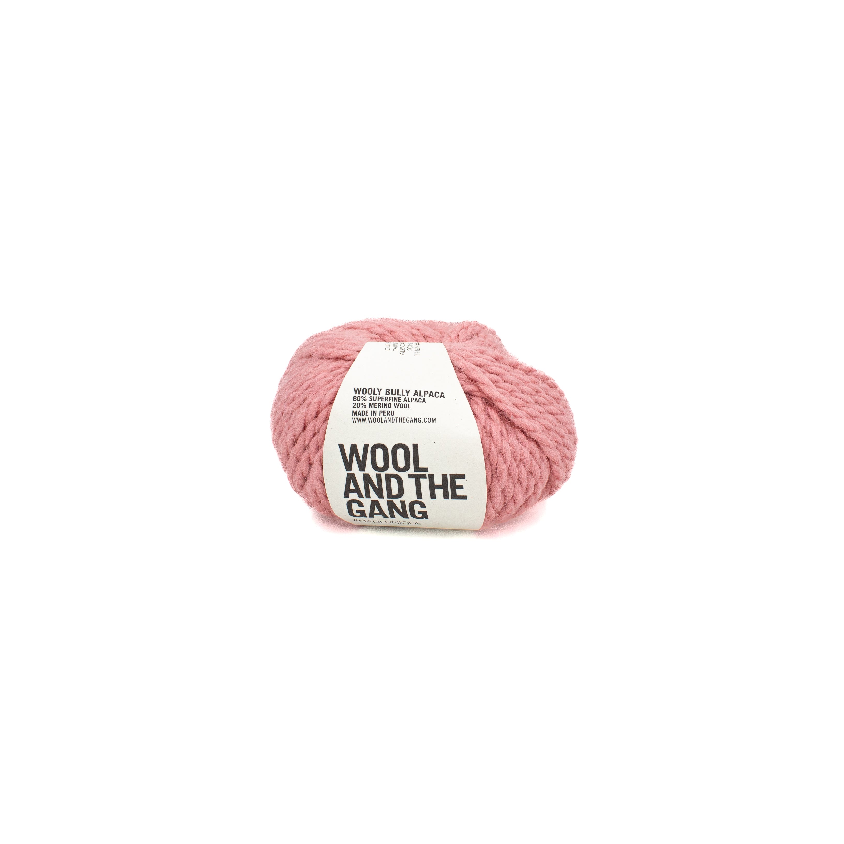 Wool and the Gang Wooly Bully Alpaca in Pink Blush