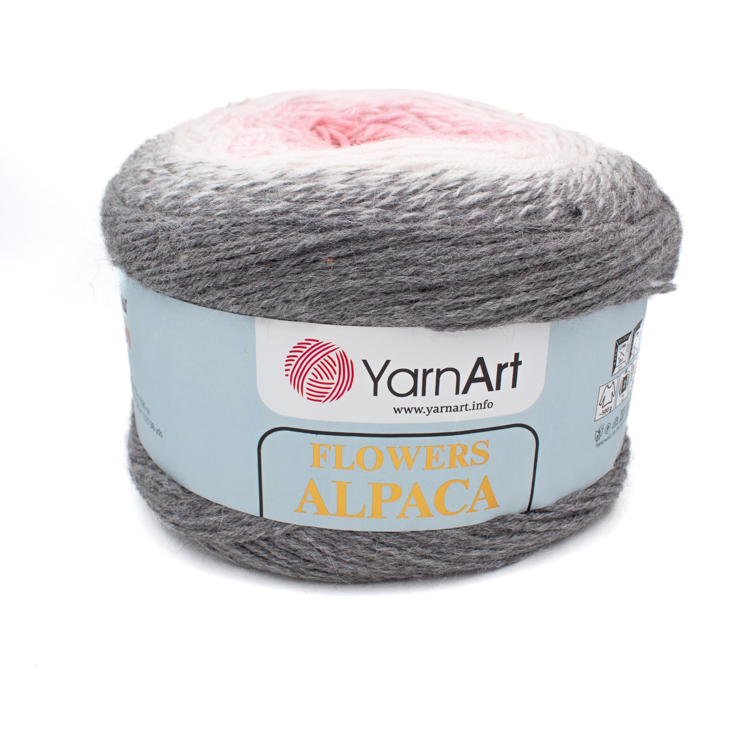 YarnArt Flowers Alpaca in Cherry Blossom