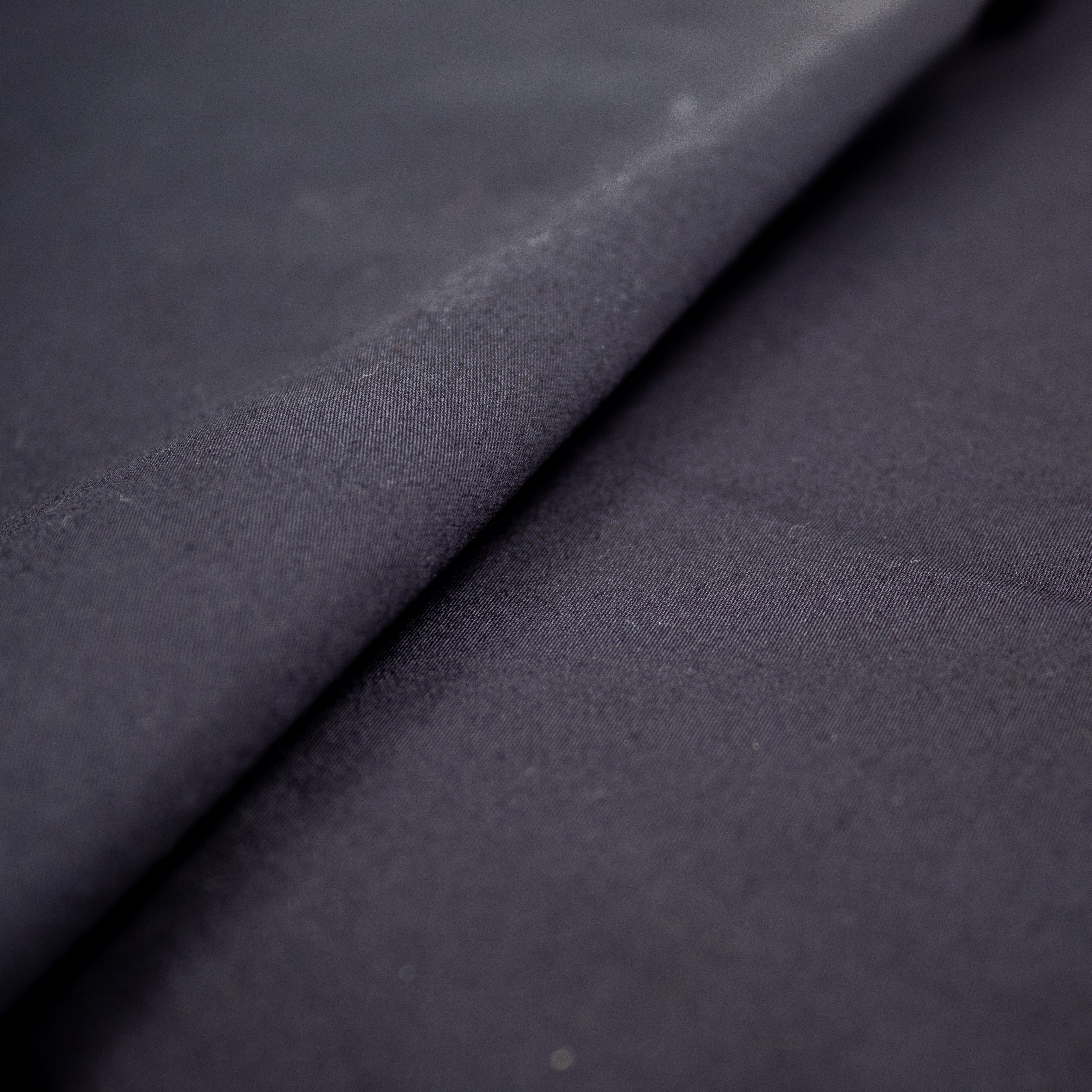 Soft Cotton Shirting in Black