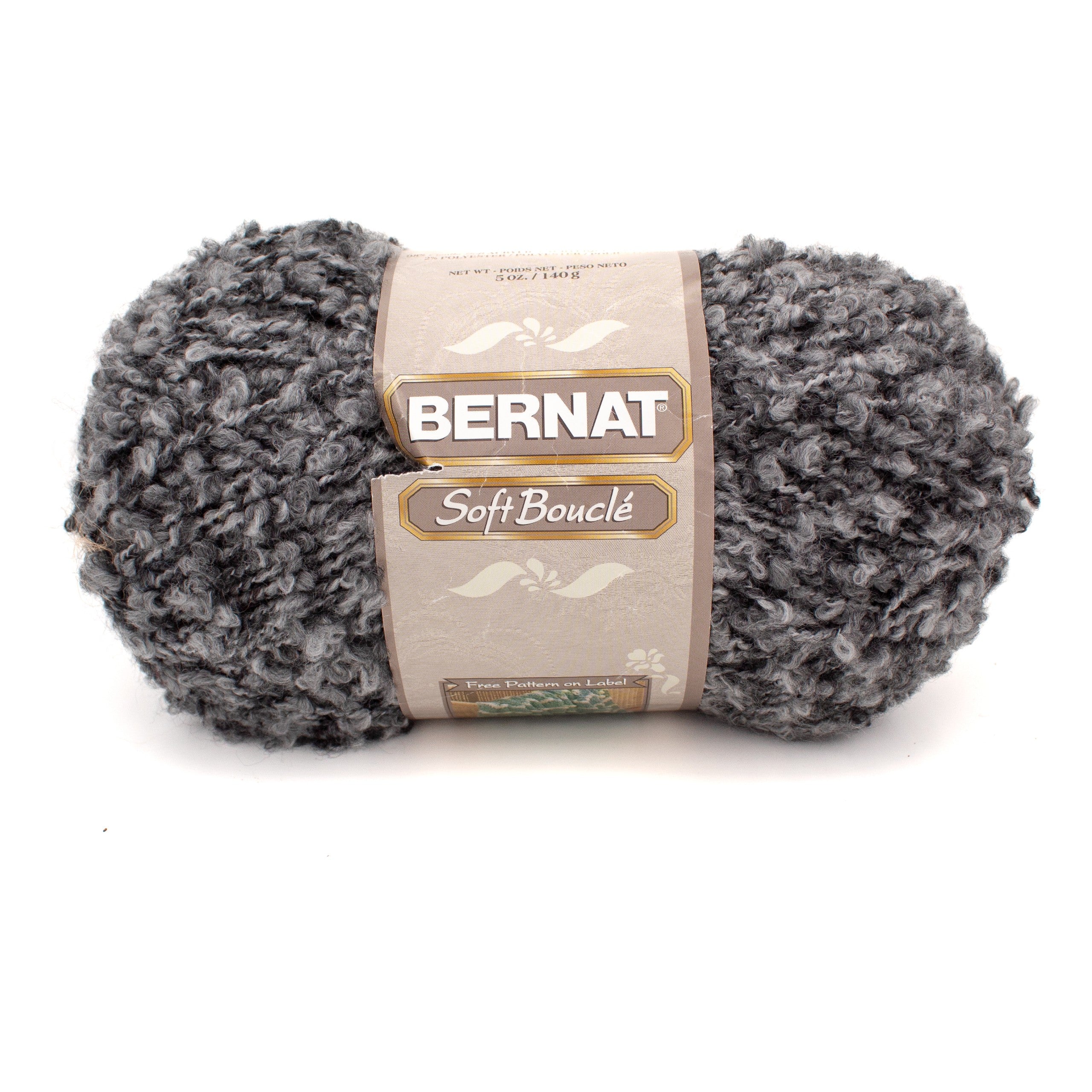Bernat Soft Boucle in Grey Shades