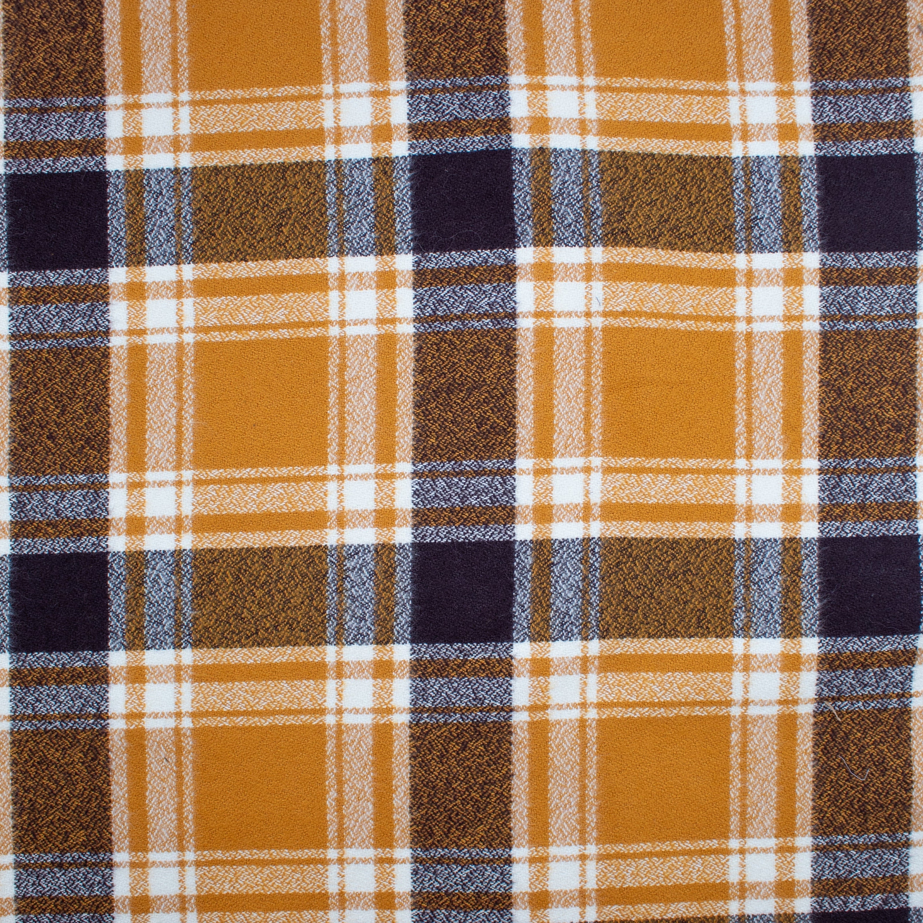 SAMPLE - Robert Kaufman Mammoth Flannel in Saffron Plaid