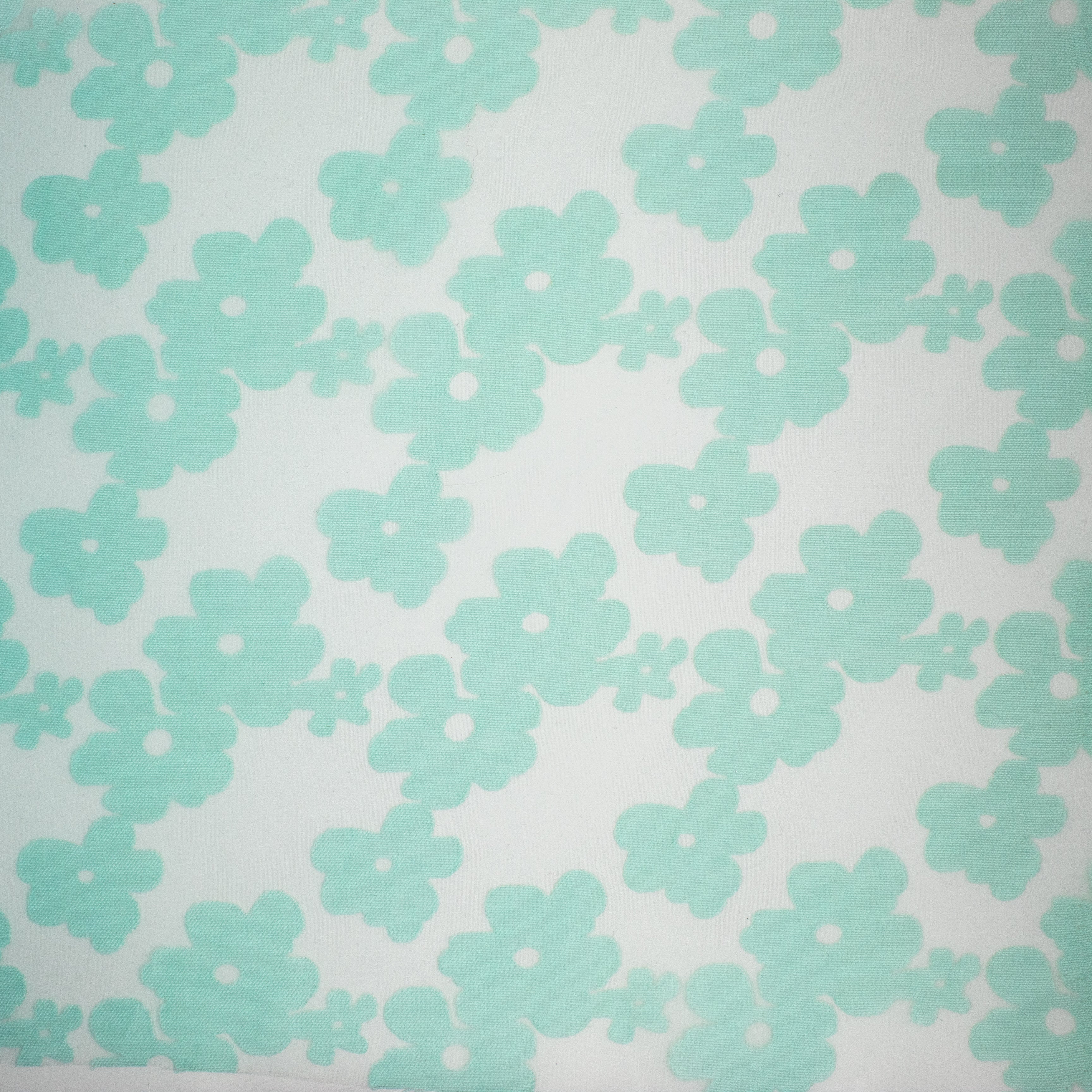 SAMPLE - Organza Burnout Jacquard in Aqua Mint