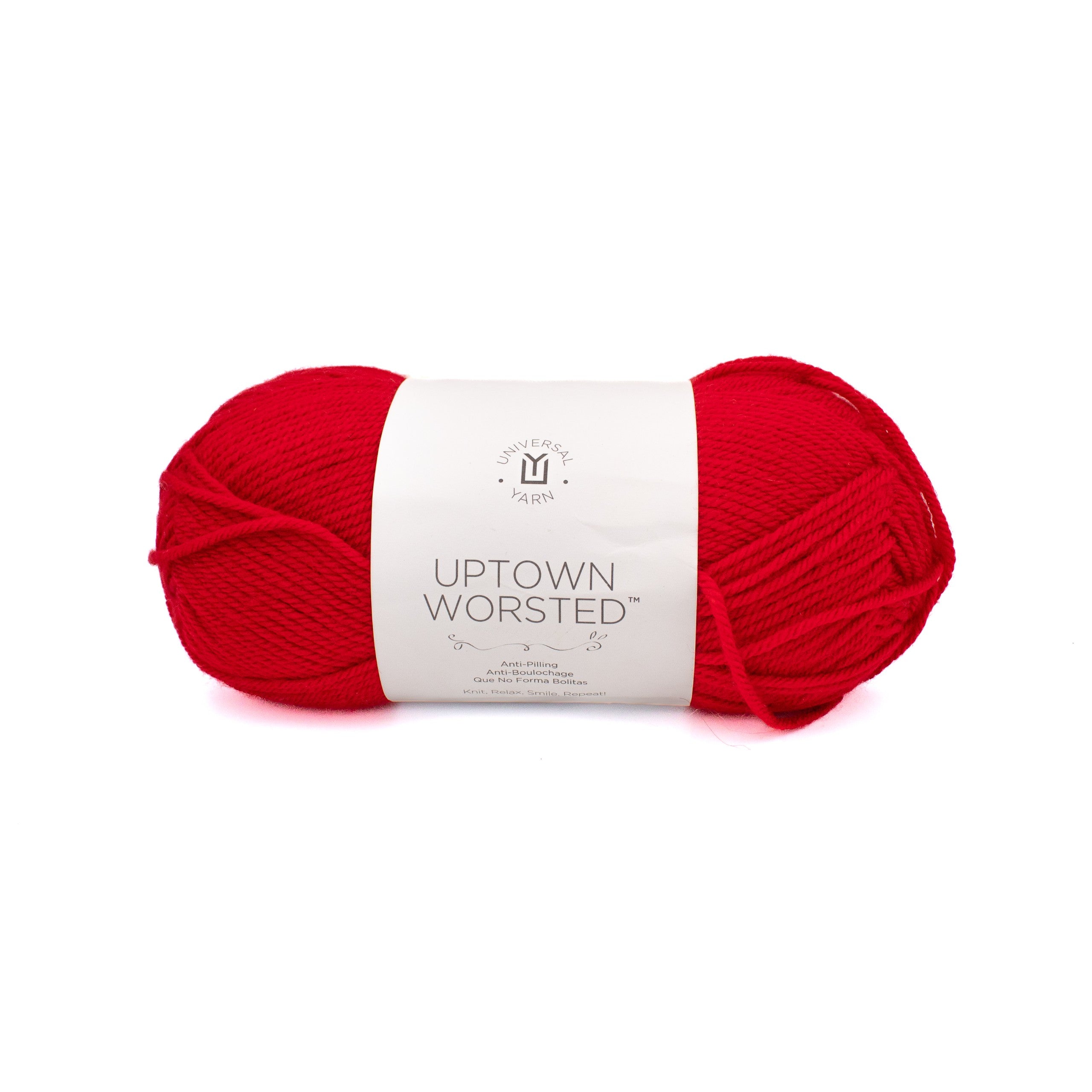 Universal Yarn Uptown Worsted in Race Car Red