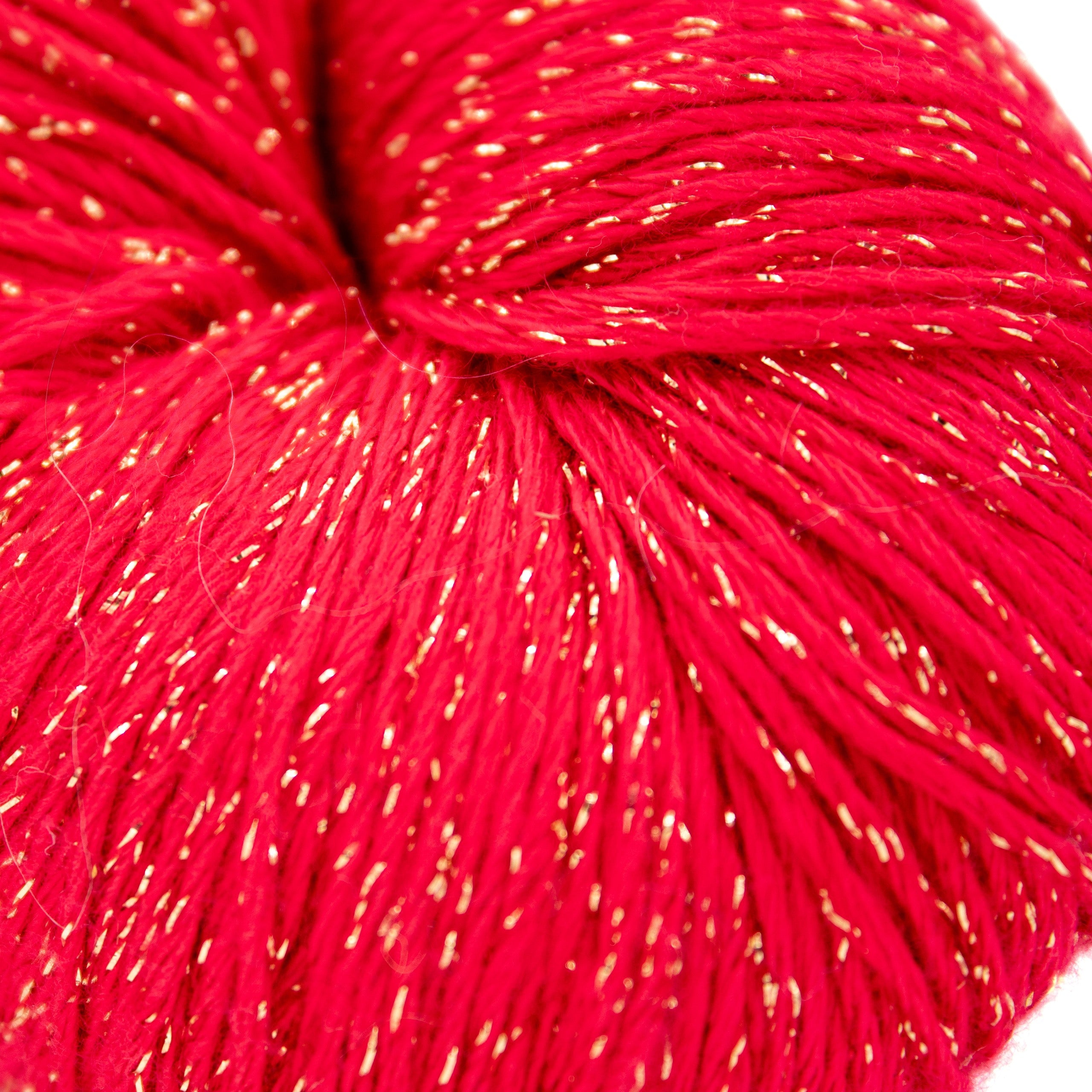 Blue Heron Rayon Metallic in Cardinal