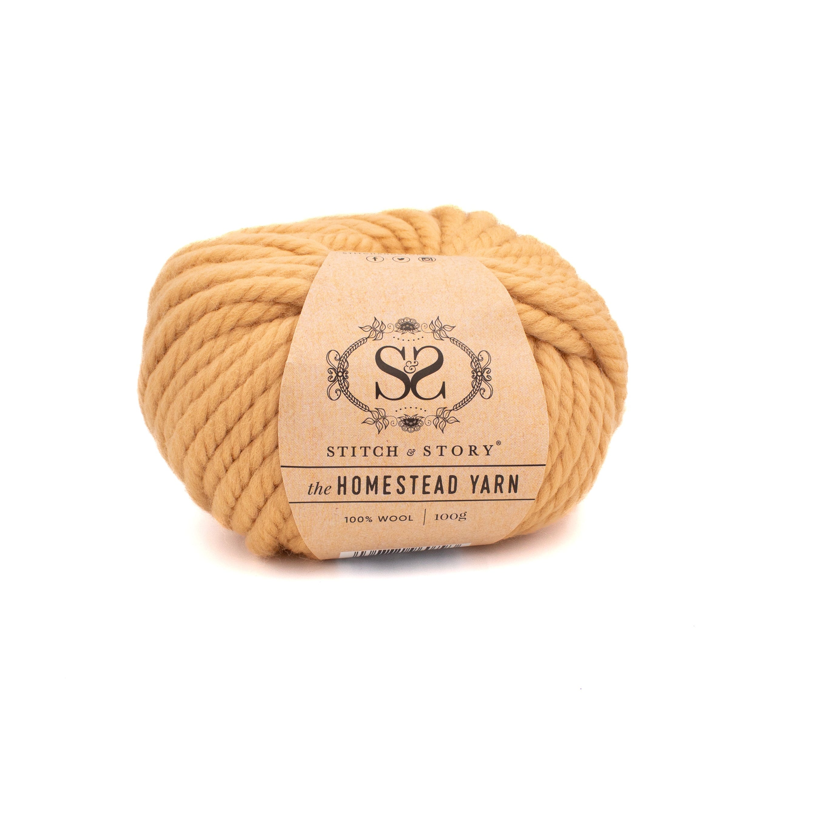 Stitch & Story The Homestead Yarn in Sand Dune