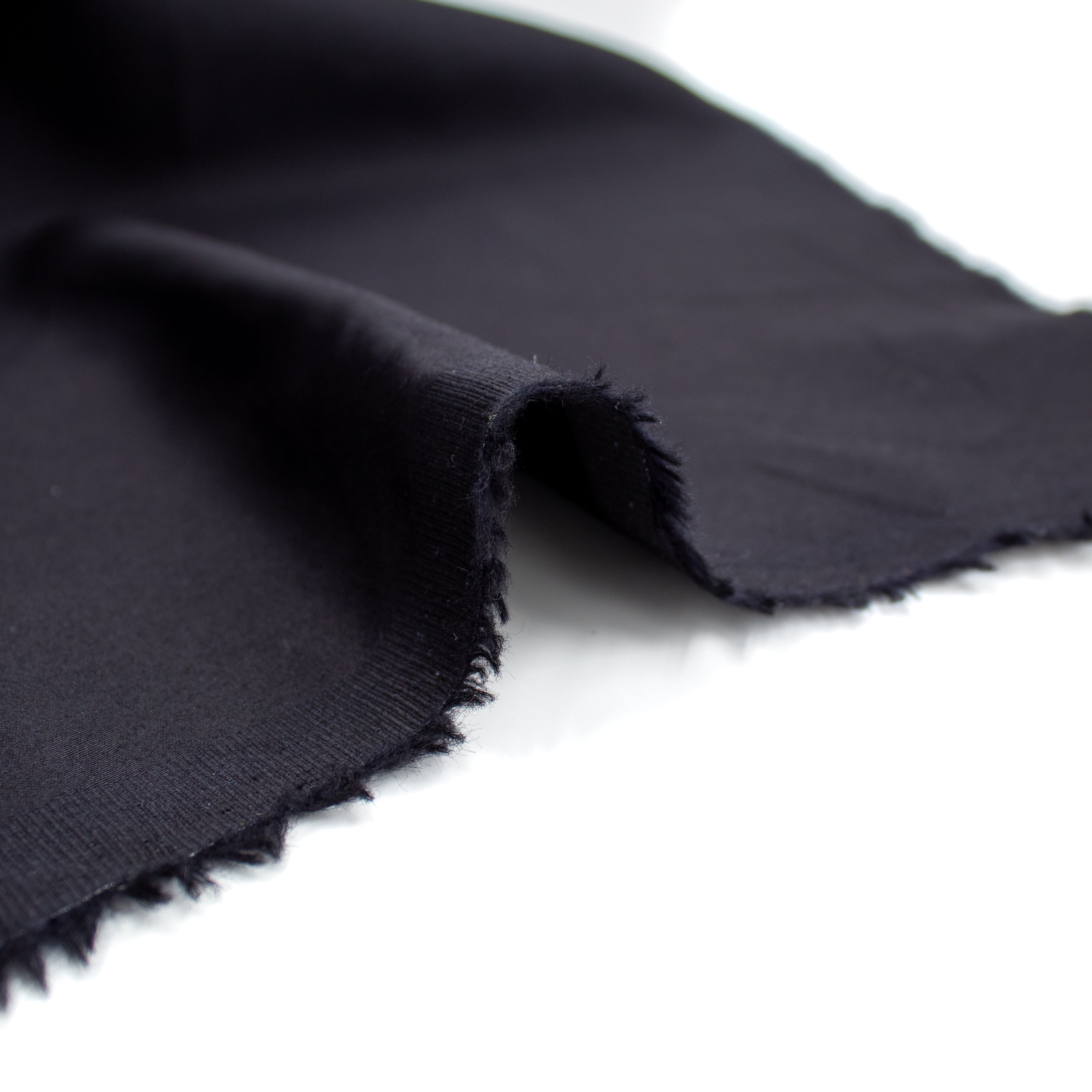 Soft Cotton Shirting in Black