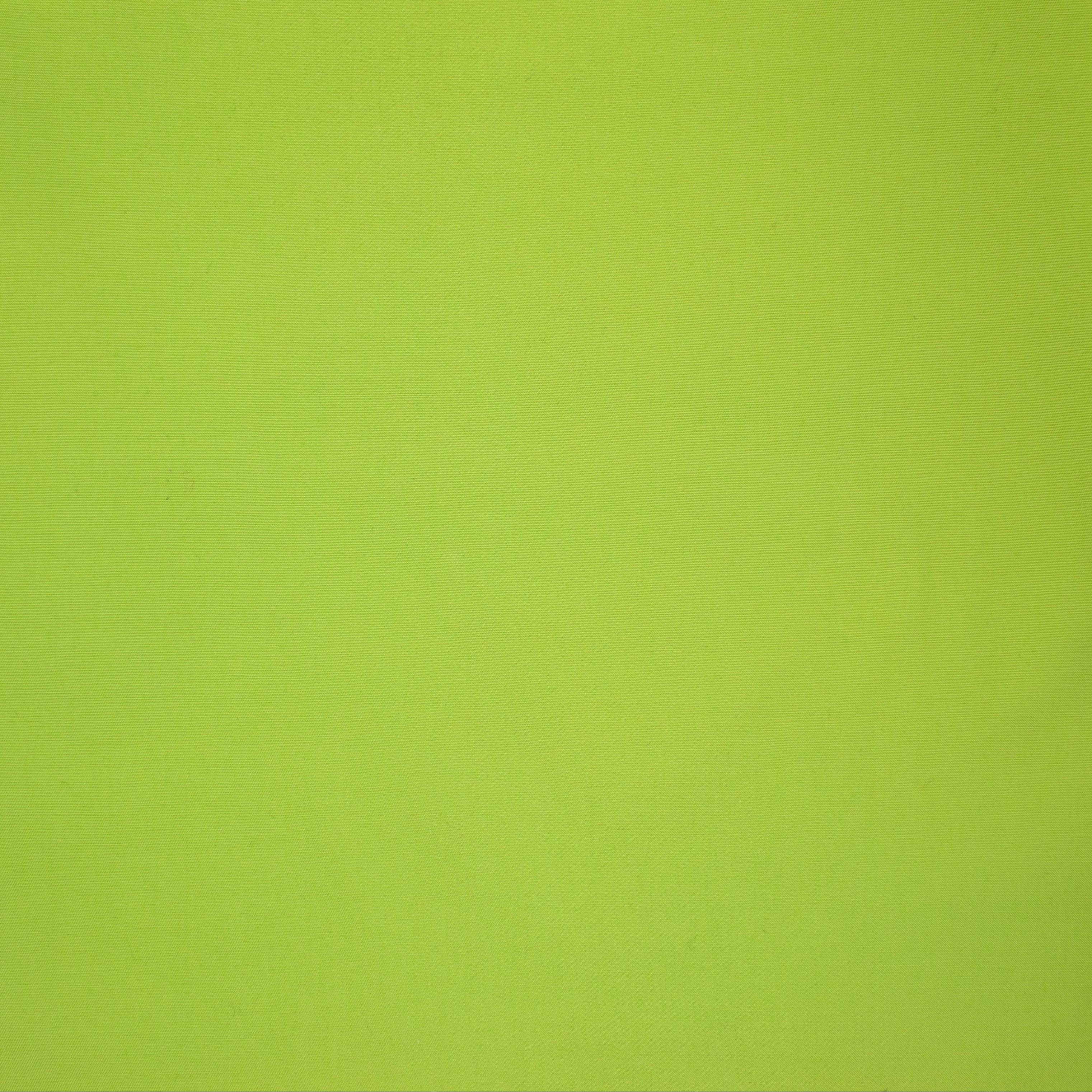Cotton Shirting in Lime Green