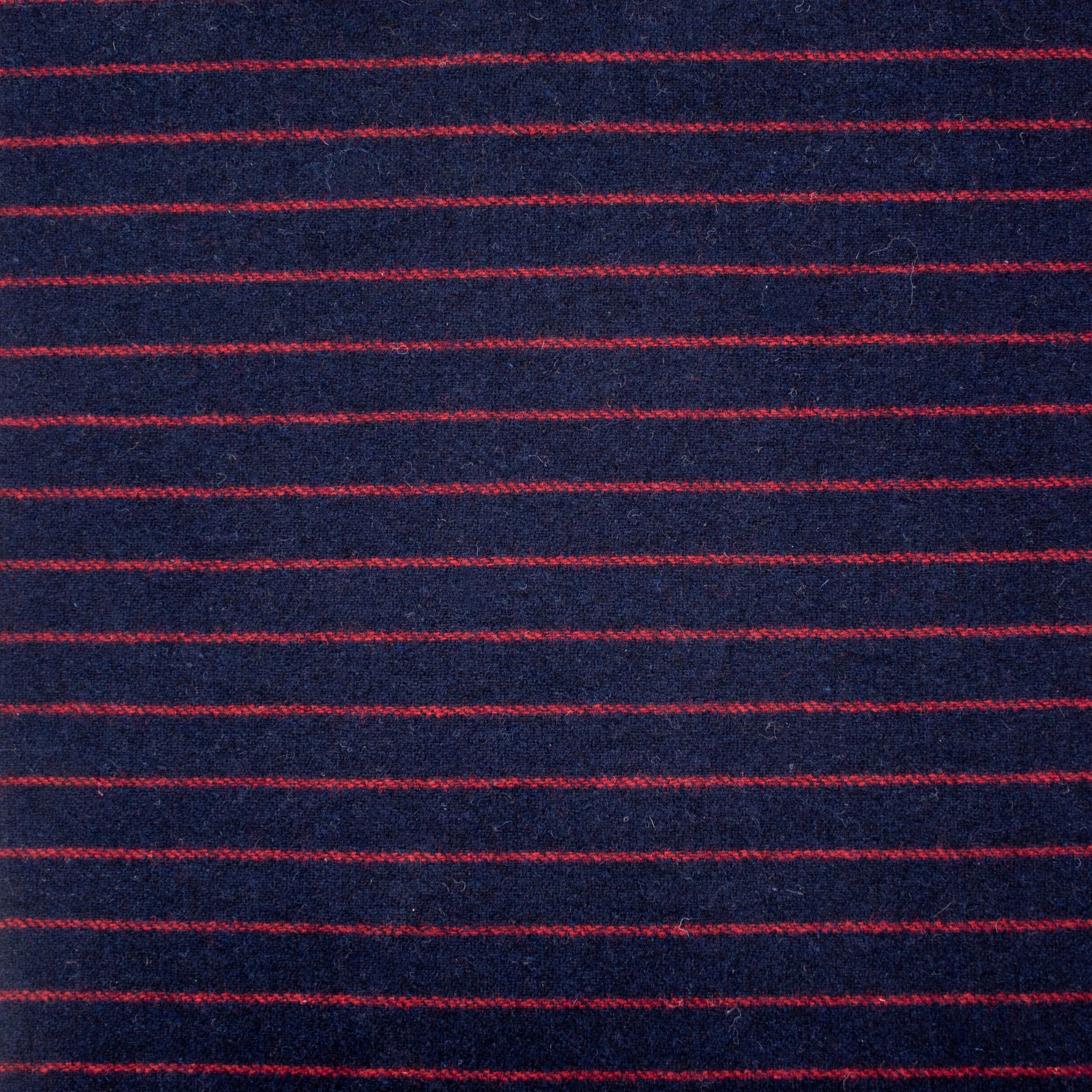 Japanese Wool Coating - Navy with Red Pin