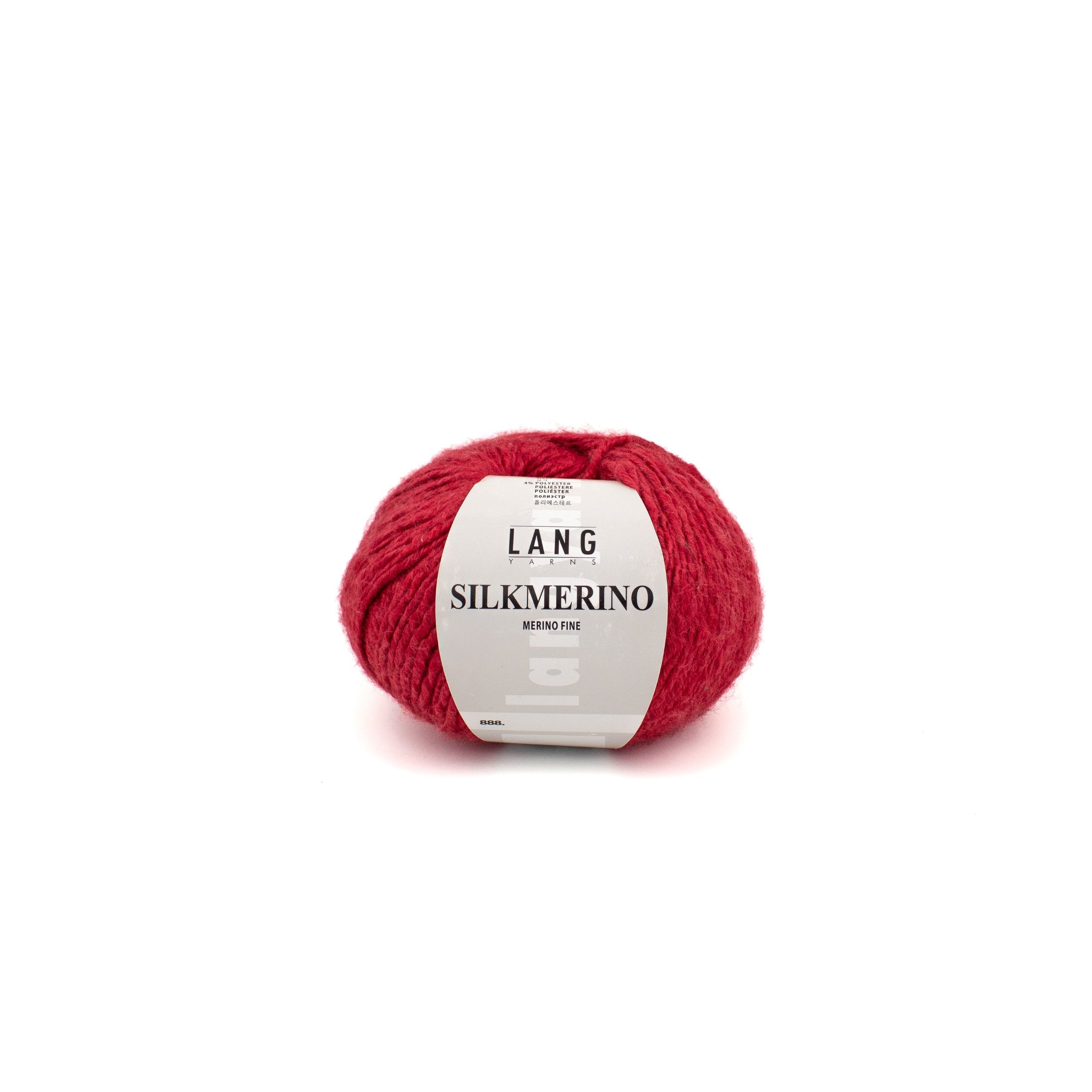 Lang Silkmerino in Red